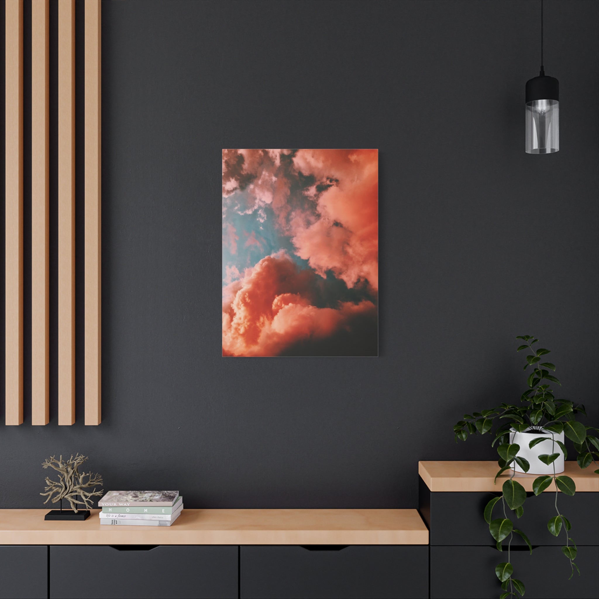 canvas-print-pinkish-cloude-sunset-pink-wall-art-matte-stretched-canvas-artwork-home-decor-room-decoration-wall-hanging