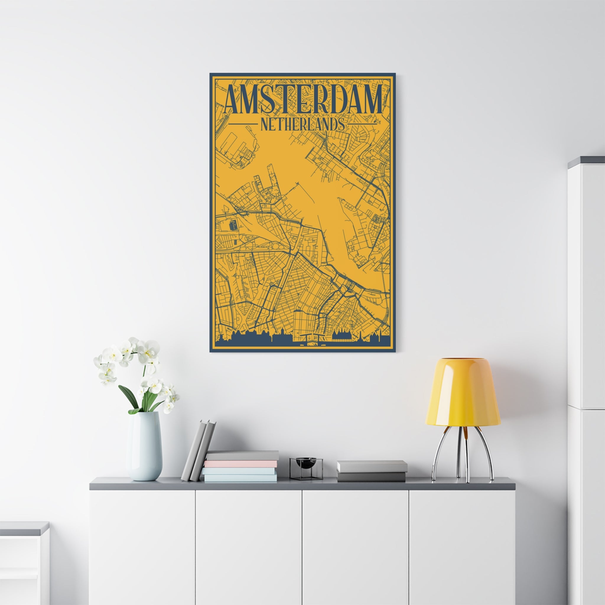 canvas-wall-art-amsterdam-netherlands-travel-home-decor-travel-poster-matte-canvas-print-stretched-artwork-wall-hanging-amste