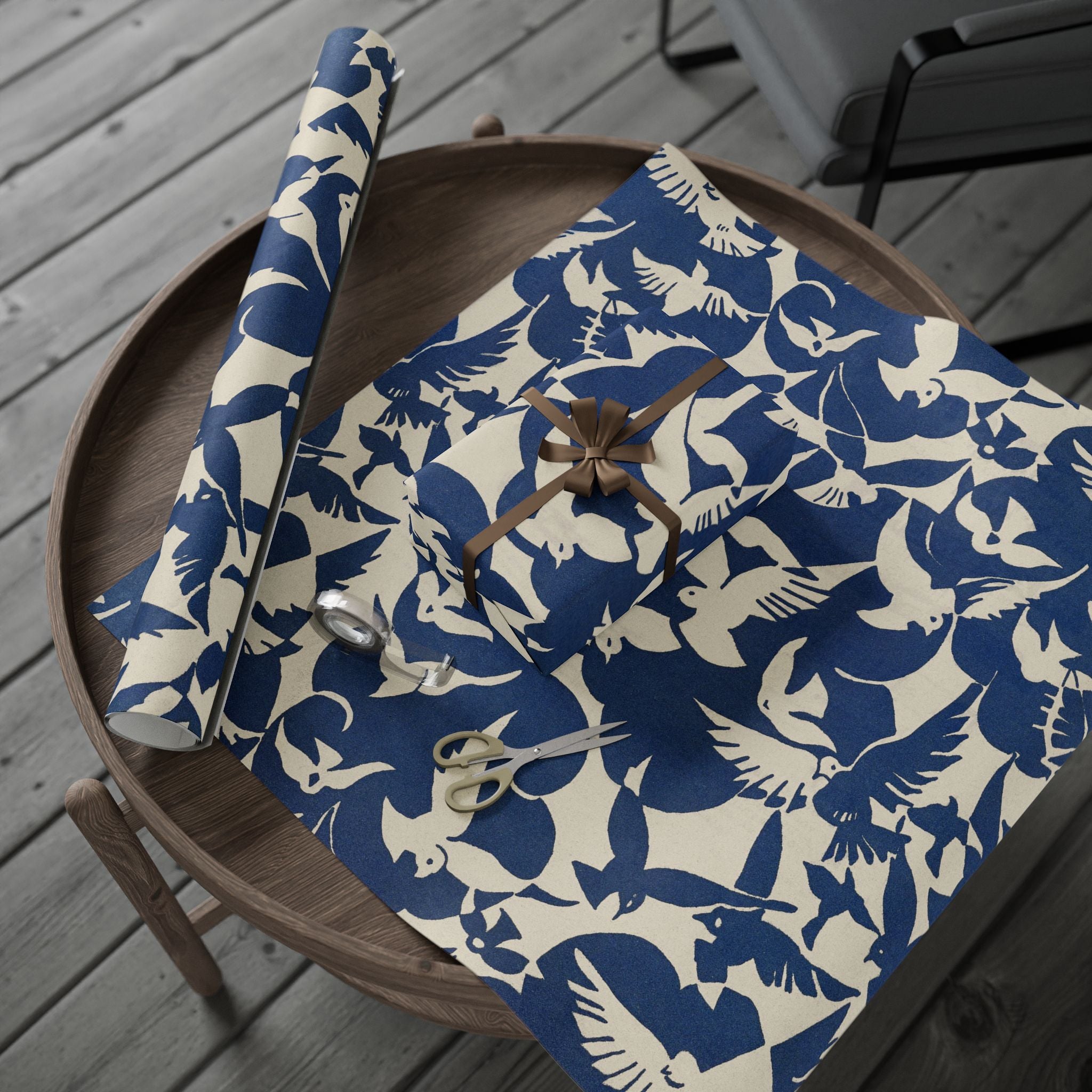 wrapping-papers-pigeons-white-blue-gift-packaging-roll-bird-lover-present-wrap-birthday-party-christmas-holiday-occasion-deco