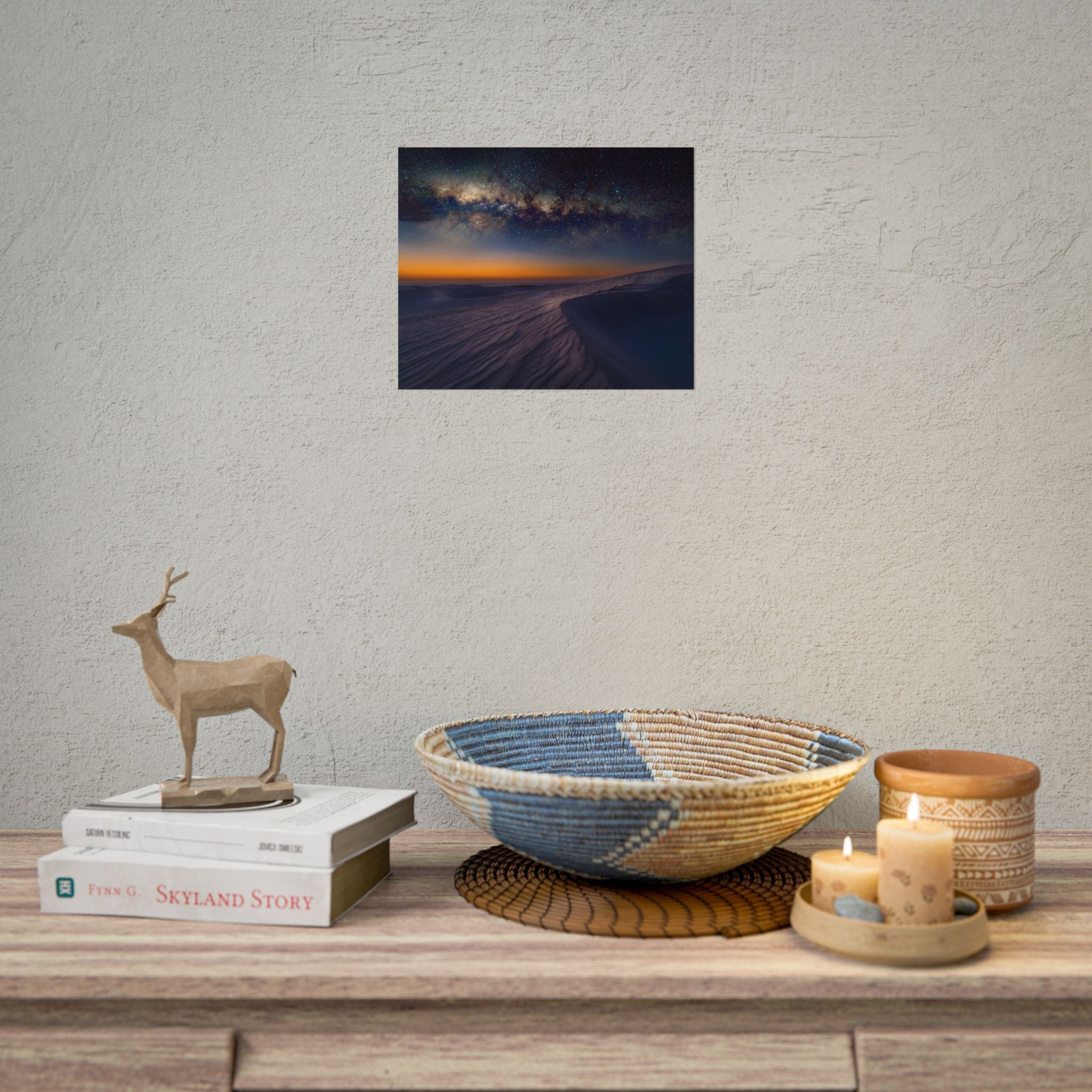 desert-landscape-poster-print-milky-way-wall-art-desert-wall-decor-unique-home-decor-starry-night-picture