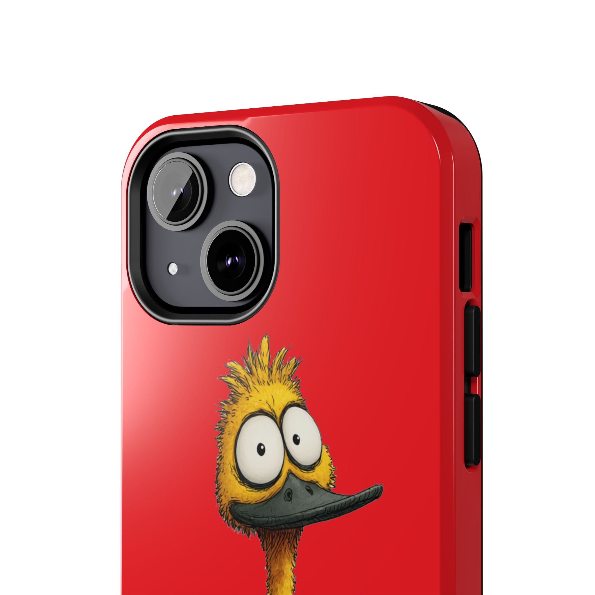 Quirky Funny Duck iPhone Tough Case - Kawaii Animal Phone Cover - Protective Phone Cover - Yellow iPhone Case