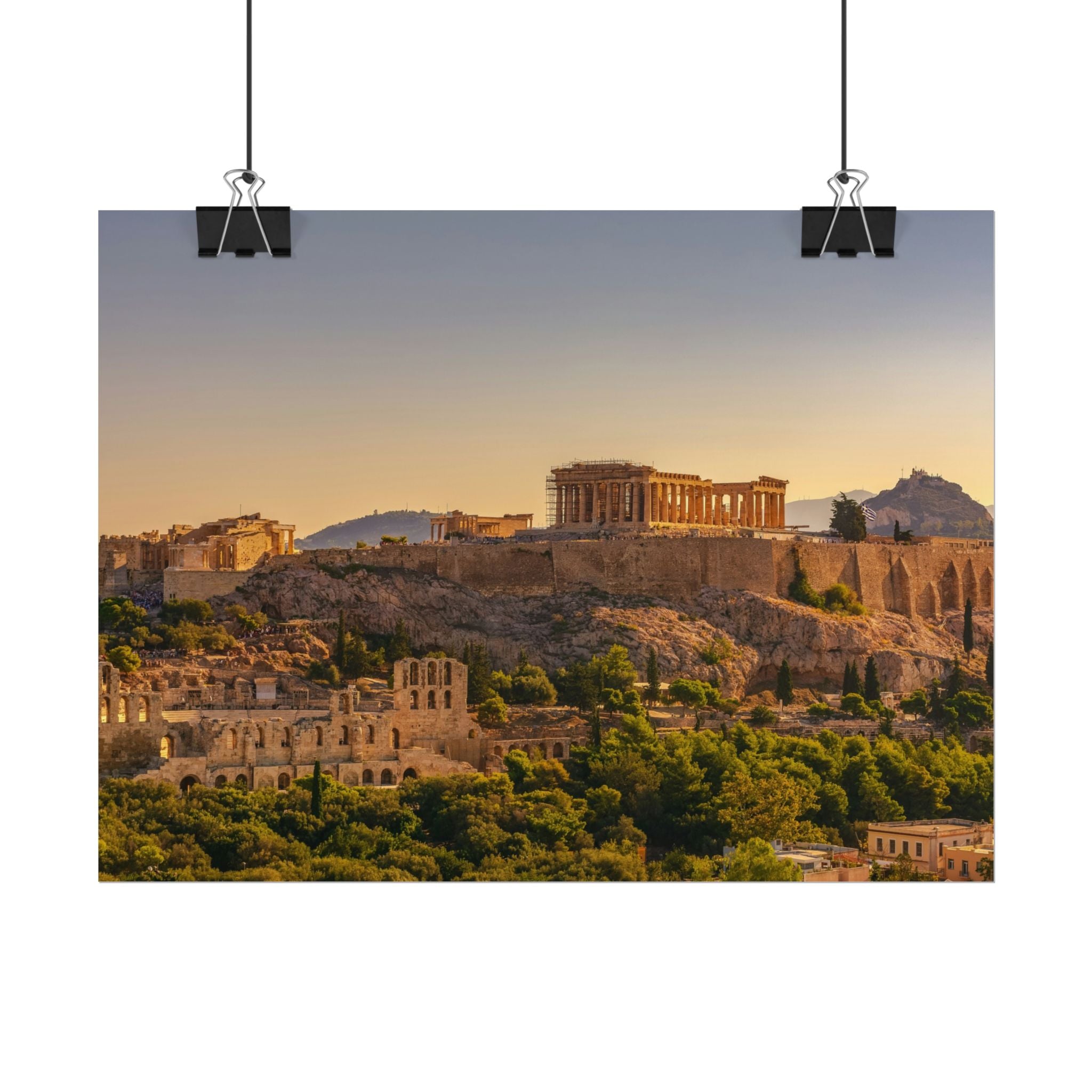acropolis-panoramic-fine-art-poster-print-greek-wall-art-athens-greece-home-decor-travel-lover-gift-landscape