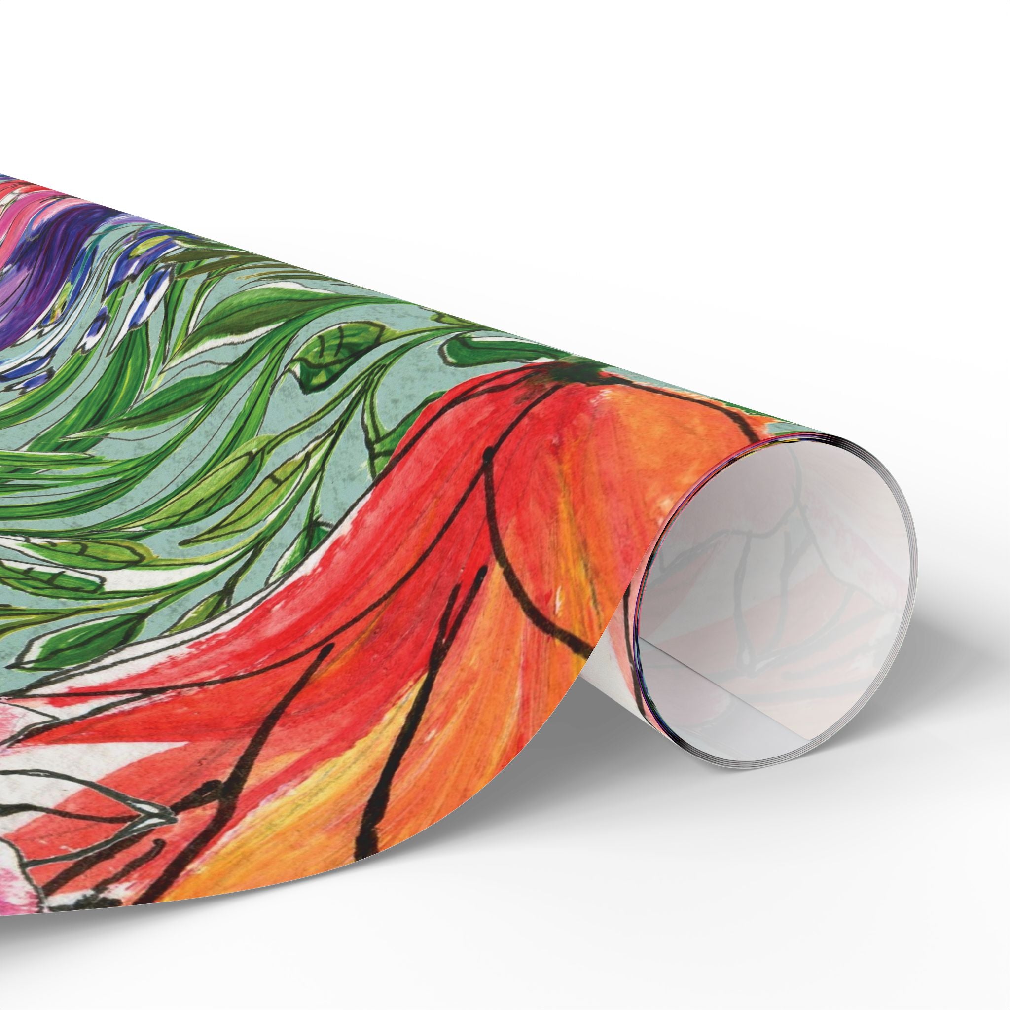 floral-wrapping-papers-pink-purple-oil-painting-gift-wrap-holiday-present-packaging-birthday-party-decor-craft-supplies-weddi