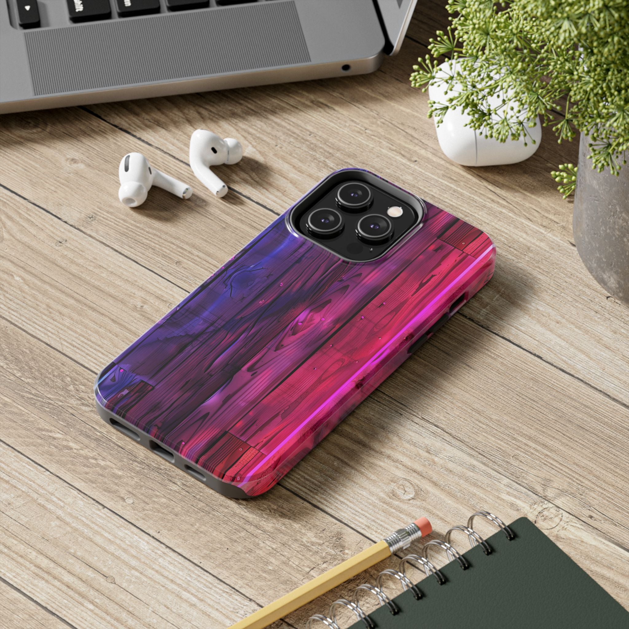 disco-neon-tough-iphone-cases-wood-grain-texture-iphone-case-cover-protective-iphone-shell-unique-iphone-accessories-iphone-1