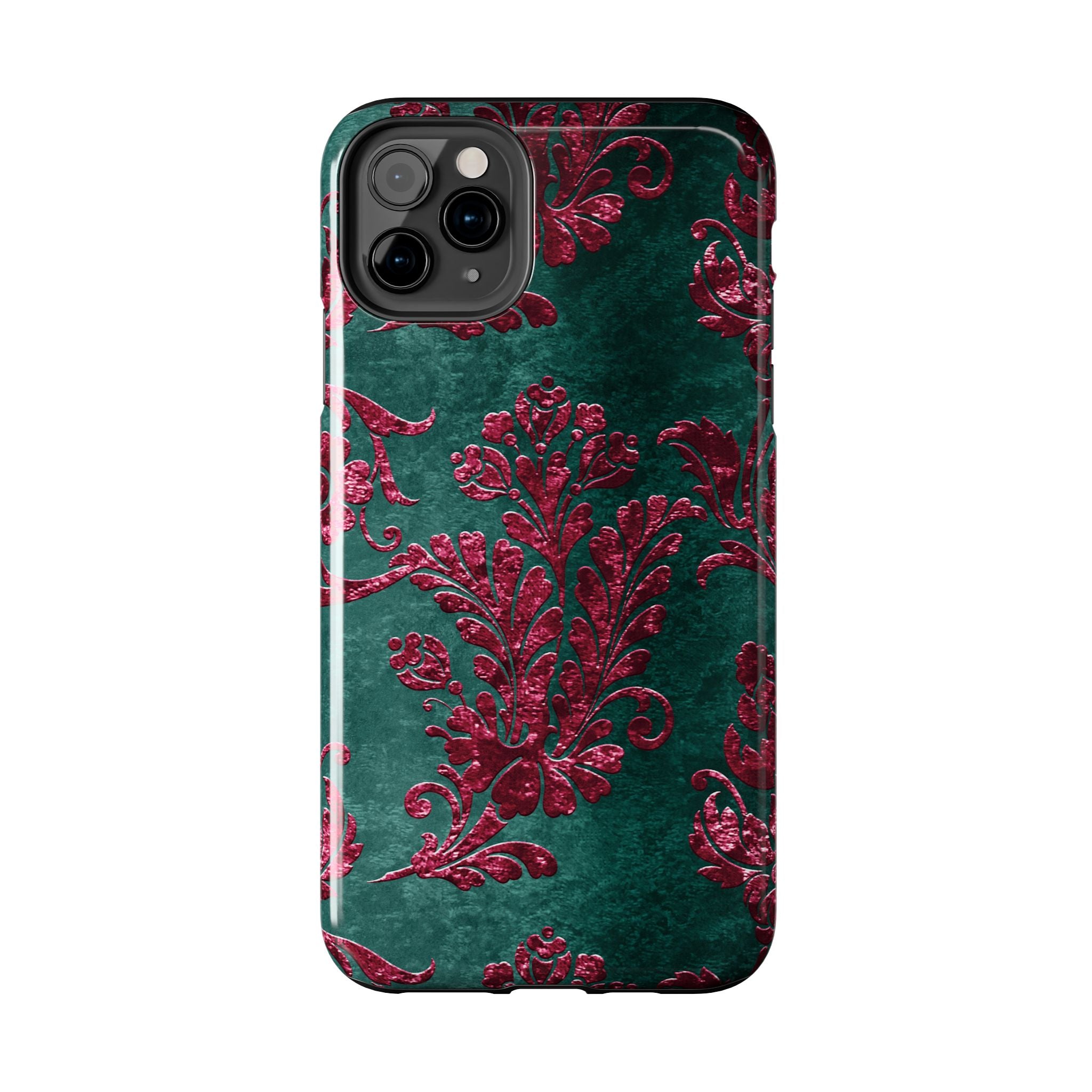 embossed-burgundy-velvet-tough-iphone-case-protective-iphone-cover-heavy-duty-iphone-case-rugged-phone-case-durable-smartphon