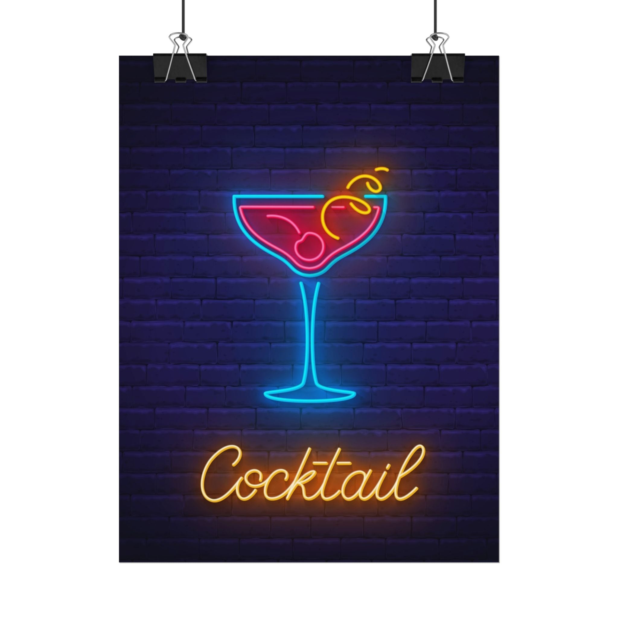 cocktail-neon-martini-poster-wall-art-decor-large-poster-artwork-cocktail-print-bar-decor-kitchen-wall-art