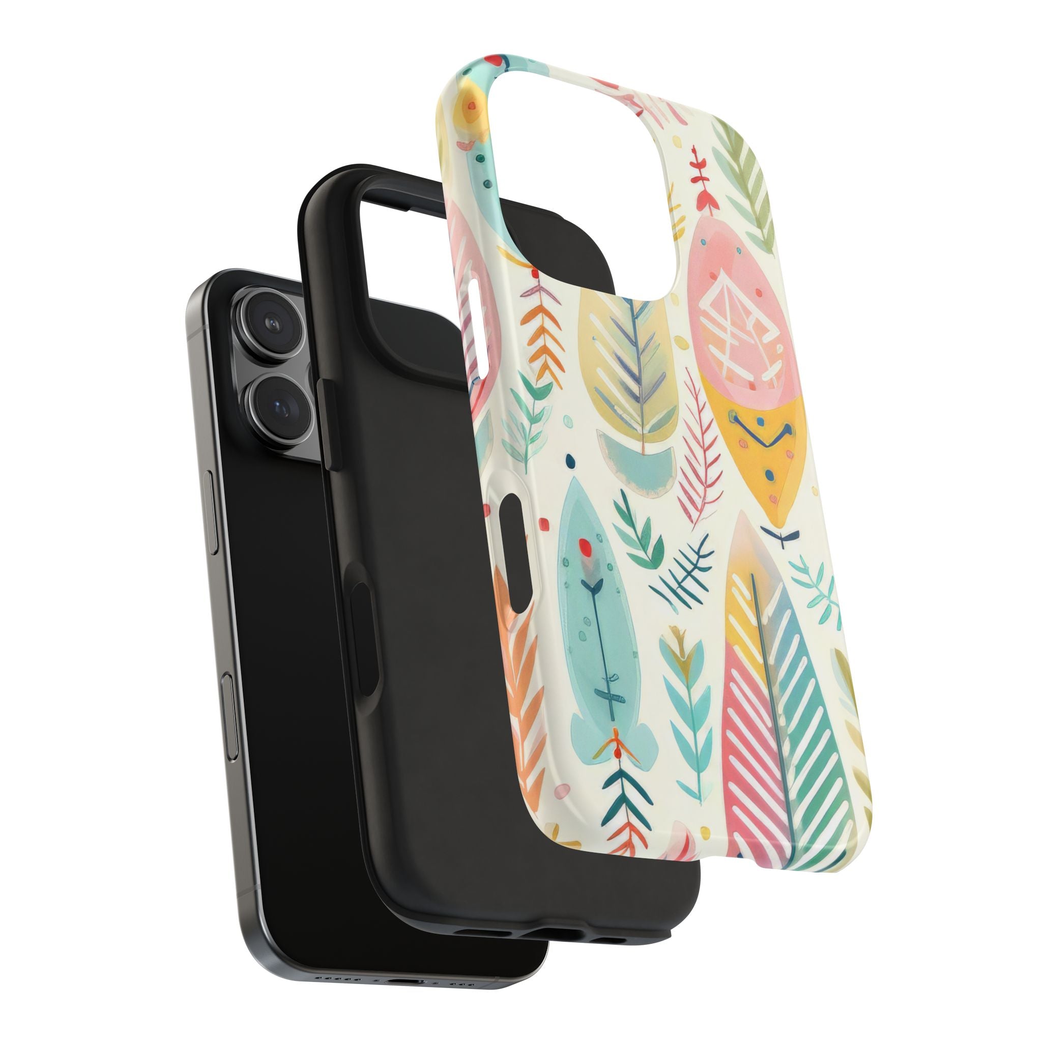 boho-floral-pastel-iphone-tough-case-protective-iphone-cover-artistic-iphone-case-stylish-tech-accessory-unique-gift-iphone-c