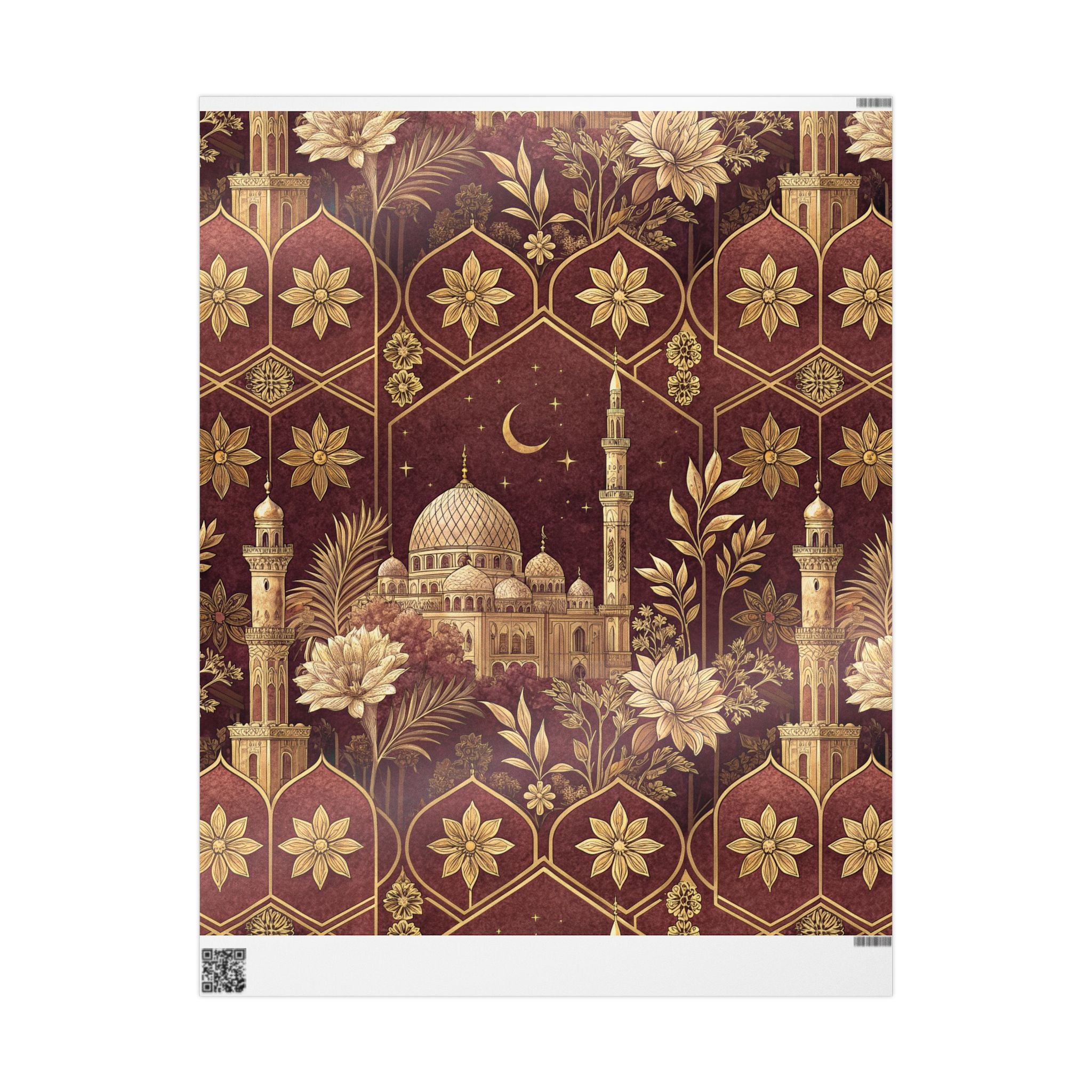 ramadan-night-wrapping-papers-islamic-celestial-gift-wrap-mosque-silhouette-eid-holiday-supplies-festive-present-packaging-re