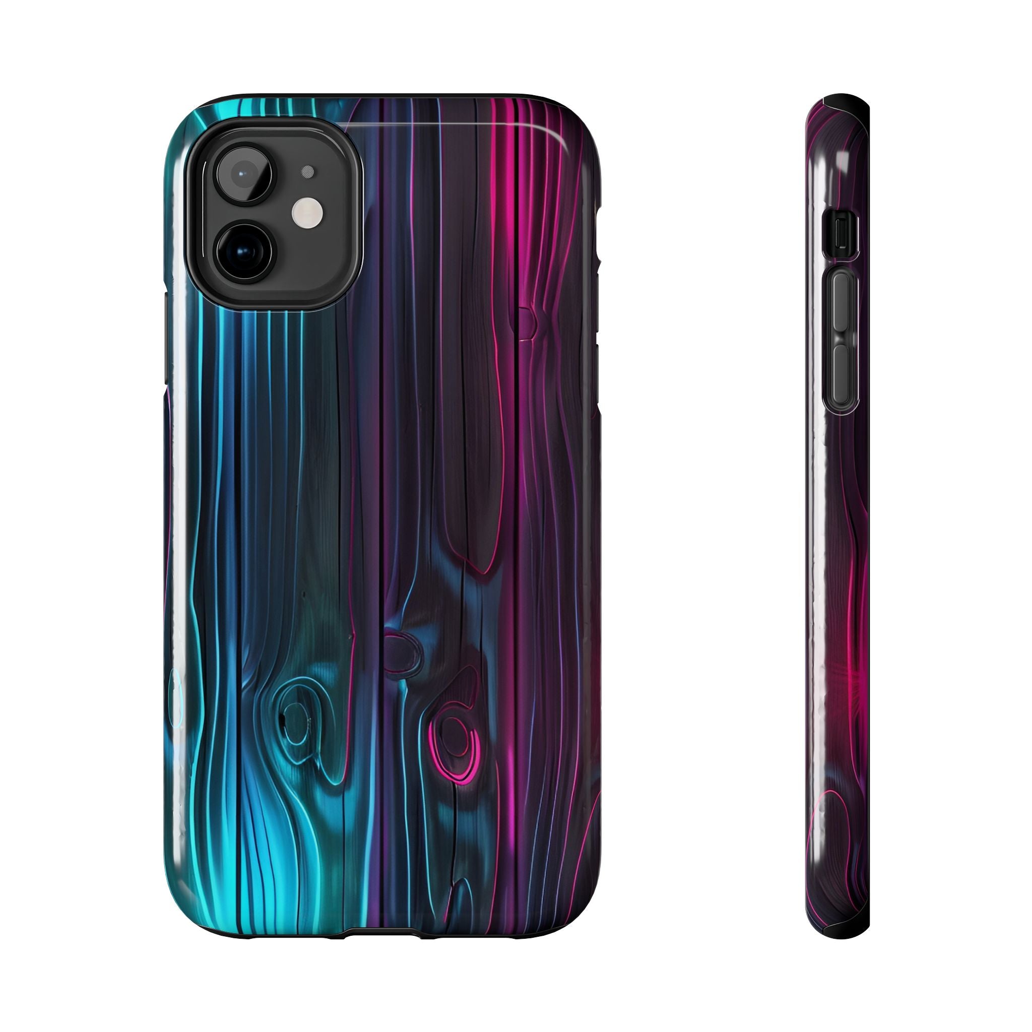 disco-neon-tough-iphone-cases-wood-grain-texture-iphone-case-cover-protective-iphone-shell-unique-iphone-accessories-iphone-1