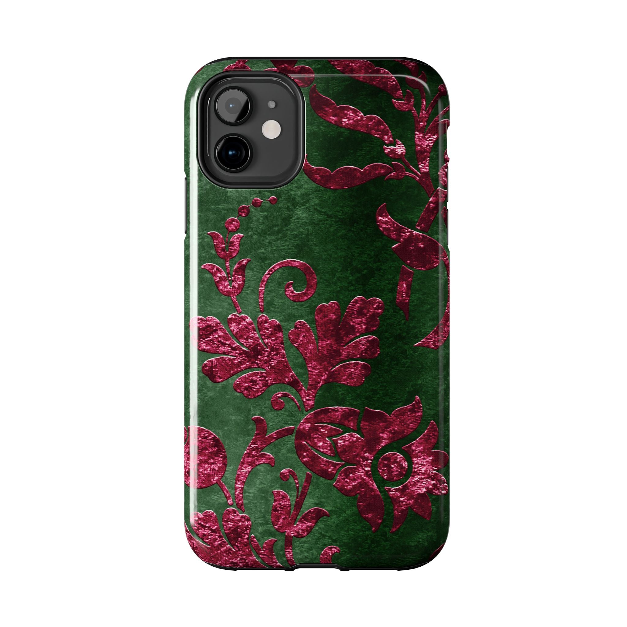 embossed-burgundy-velvet-tough-iphone-case-protective-iphone-cover-heavy-duty-iphone-case-rugged-phone-case-durable-smartphon