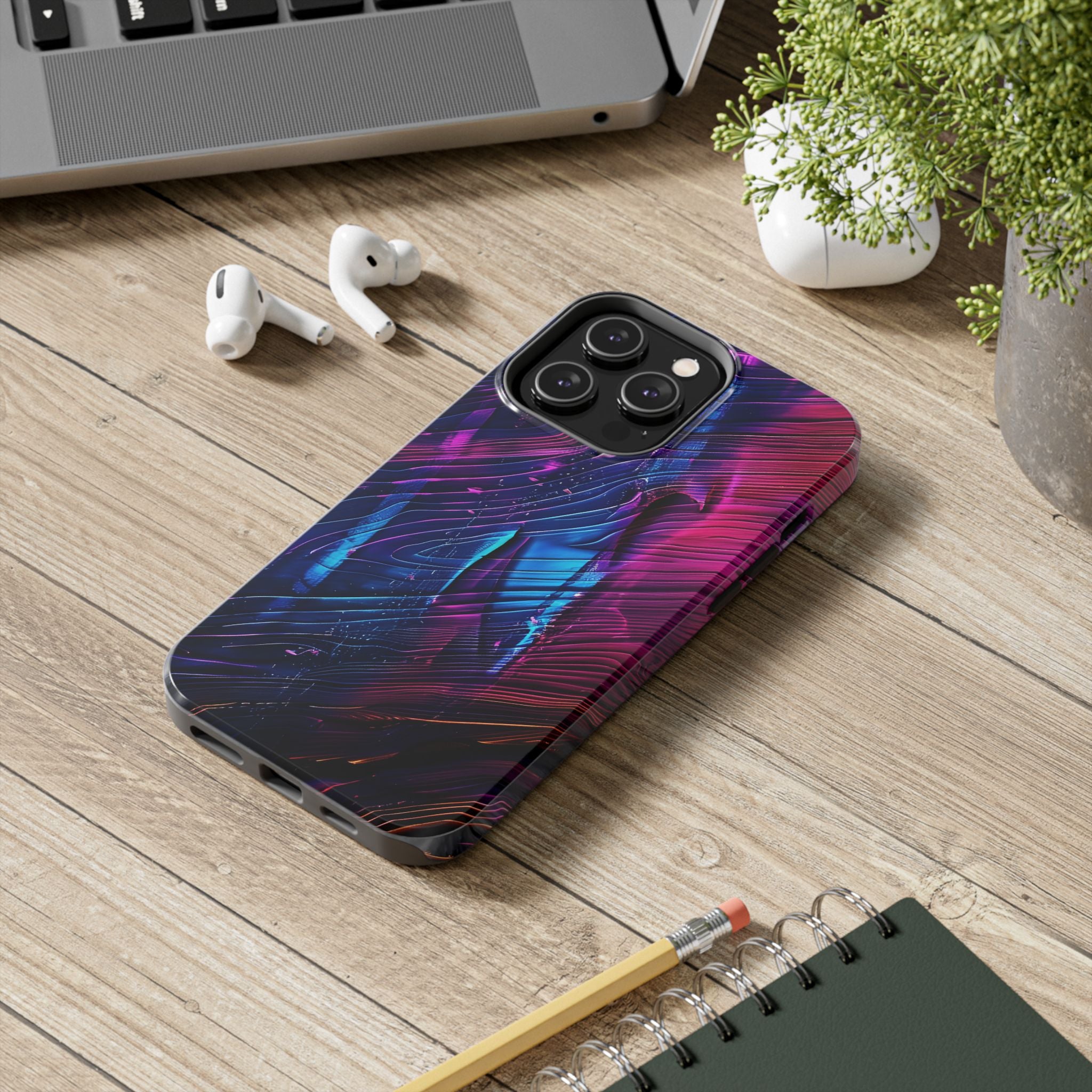 disco-neon-tough-iphone-cases-wood-grain-texture-iphone-case-cover-protective-iphone-shell-unique-iphone-accessories-iphone-1