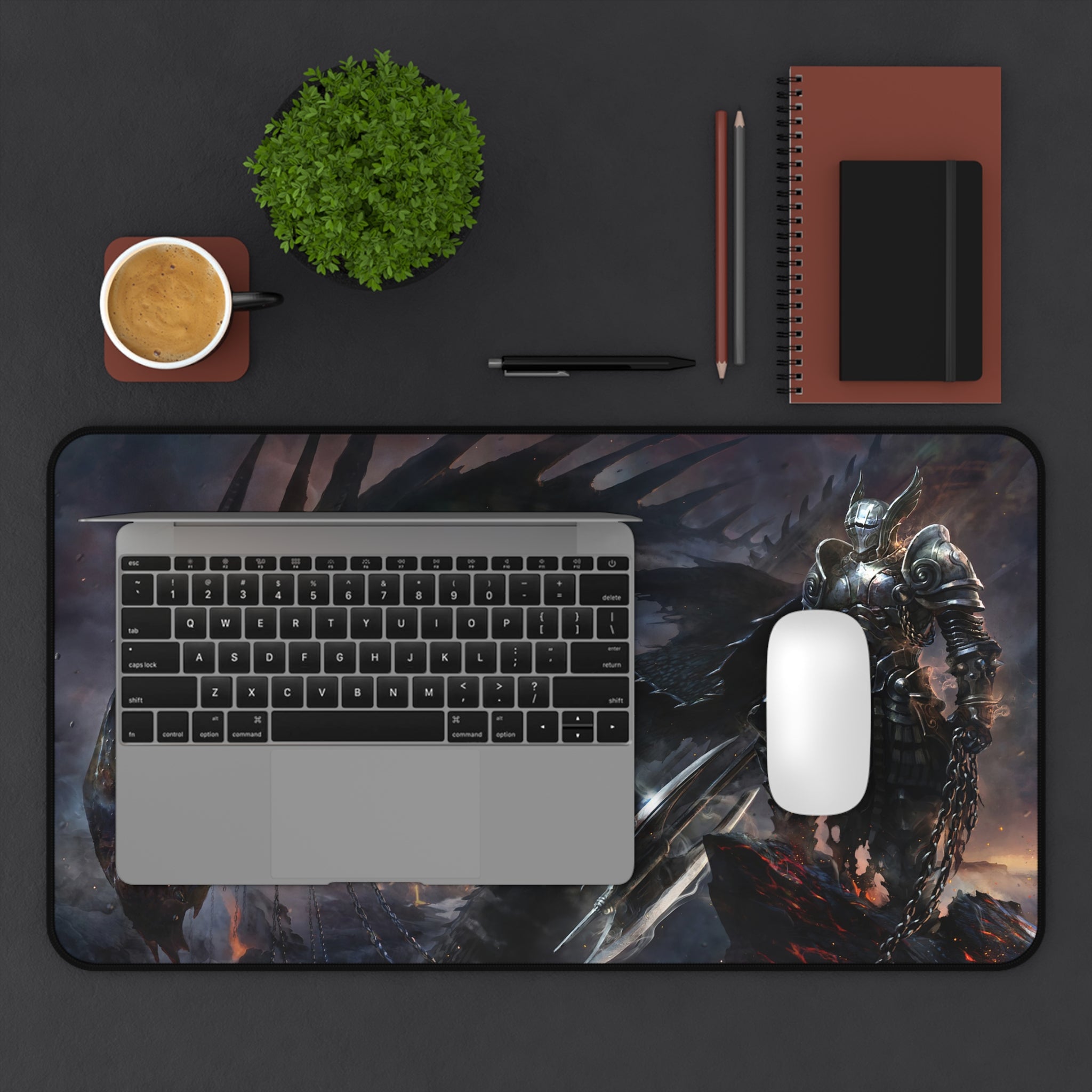 fantasy-dragon-with-knight-mouse-pad-large-desk-pad-for-gaming-and-work-colorful-anime-dragon-desk-mat-non-slip-desk-mat-for-