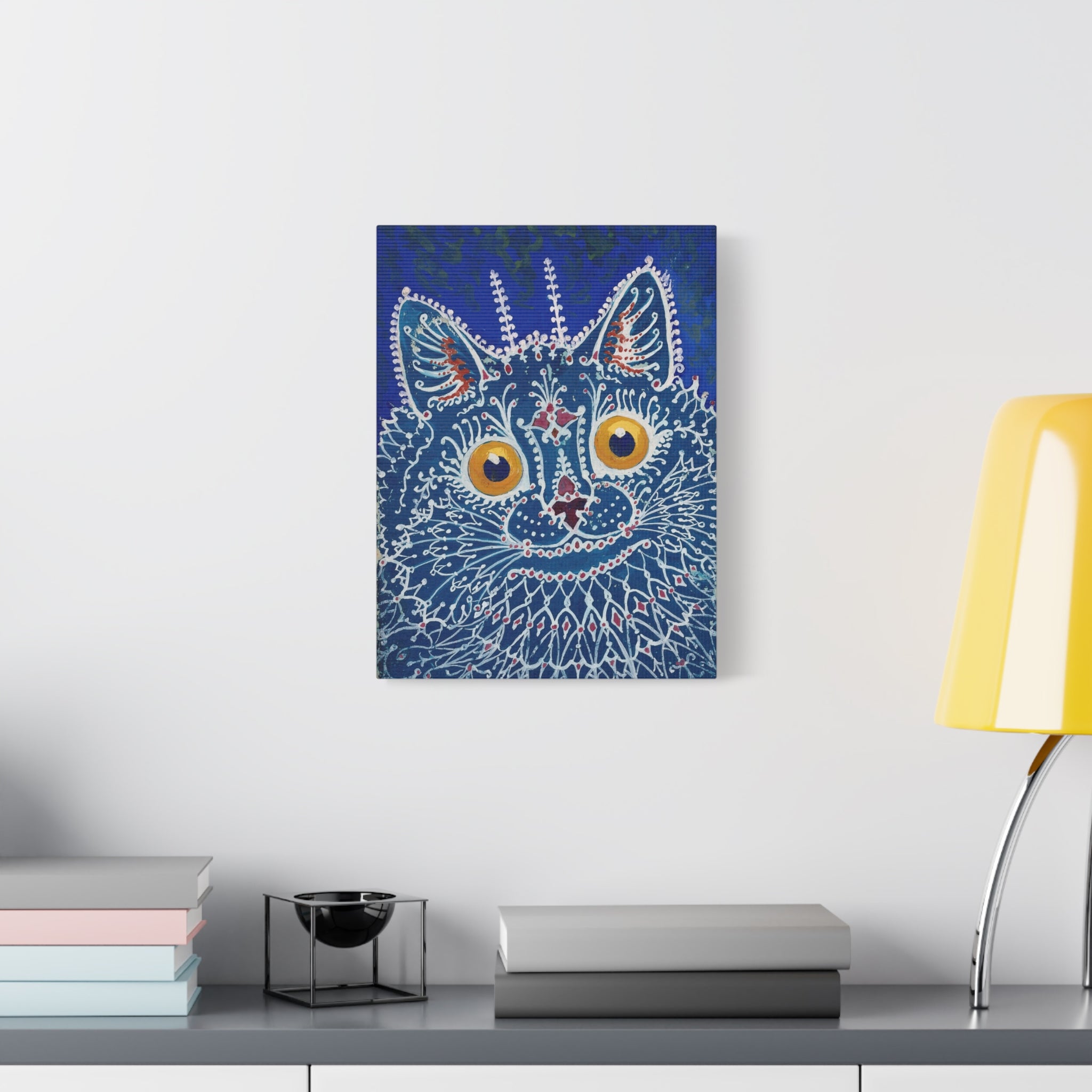 canvas-print-louis-wain-cat-gothic-style-gouache-art-large-wall-decor-matte-stretched-home-office-decoration-unique-cat-print