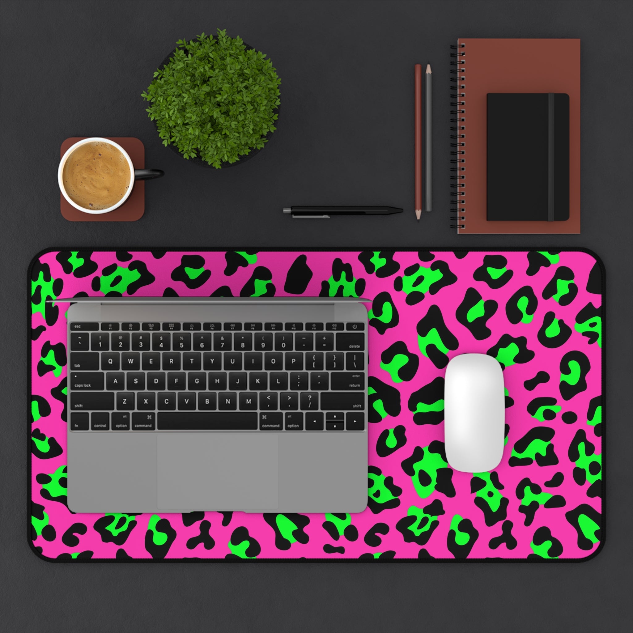 neon-pink-leopard-print-desk-mat-mouse-pad-large-gaming-accessory-large-gaming-desk-pad-mouse-mat