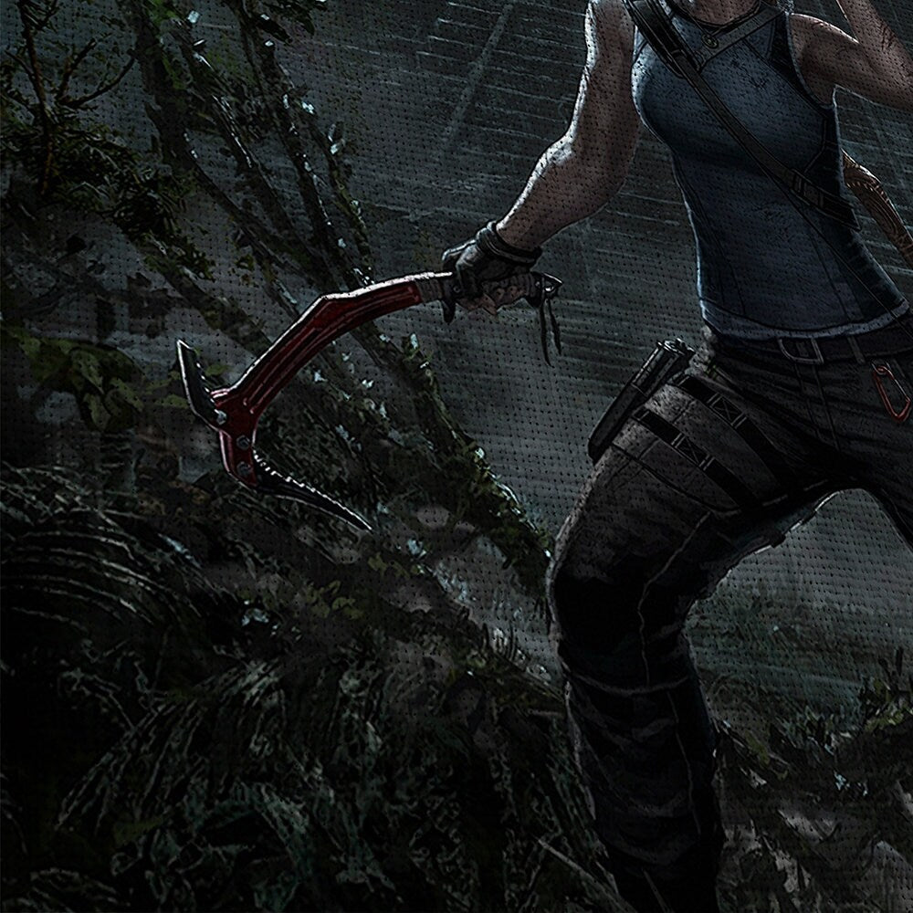 tomb-raider-lara-croft-5-piece-canvas-wall-art-tomb-raider-art-tomb-raider-poster-tomb-raider-canvas-tomb-raider-5-panel-prin