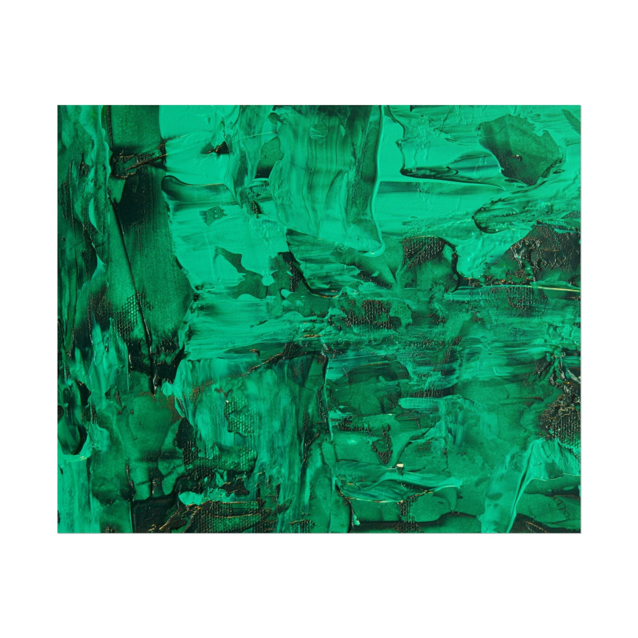 Abstract Green Poster Wall Art, Home Decor, Office Decor, Green Canvas Bedroom, Green Poster Print, Modern Art, Green Wall Decor