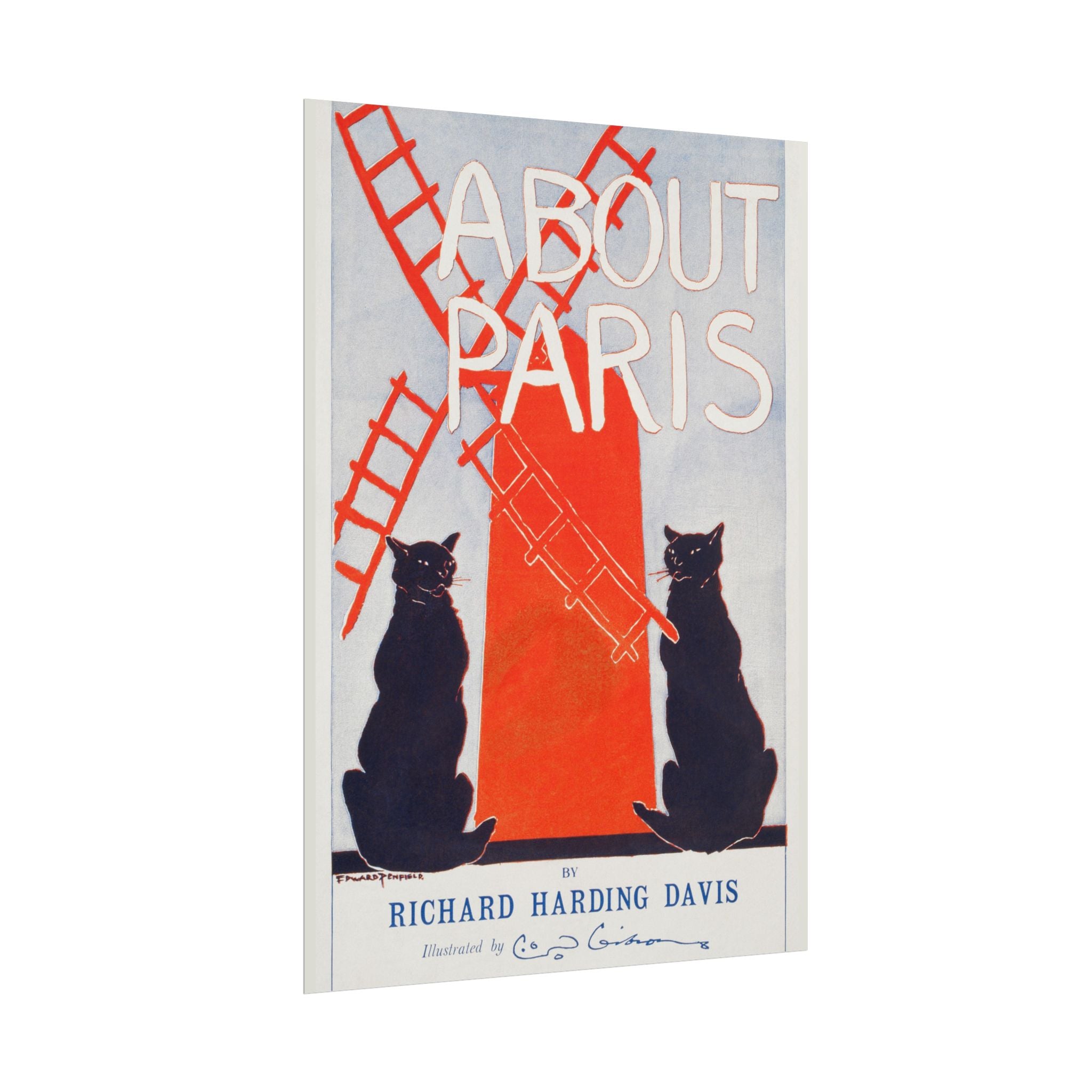 poster-print-paris-decor-by-edward-penfield-rolled-poster-fine-art-black-cats-living-room-home-decor-parisian-illustration-po