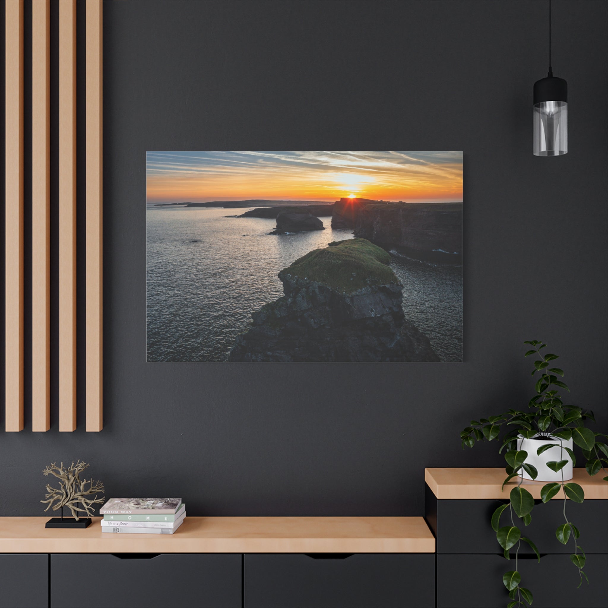 canvas-print-irish-landscape-wall-art-ocean-cliff-decor-stretched-matte-canvas-landscape-large-print-sunset-decor