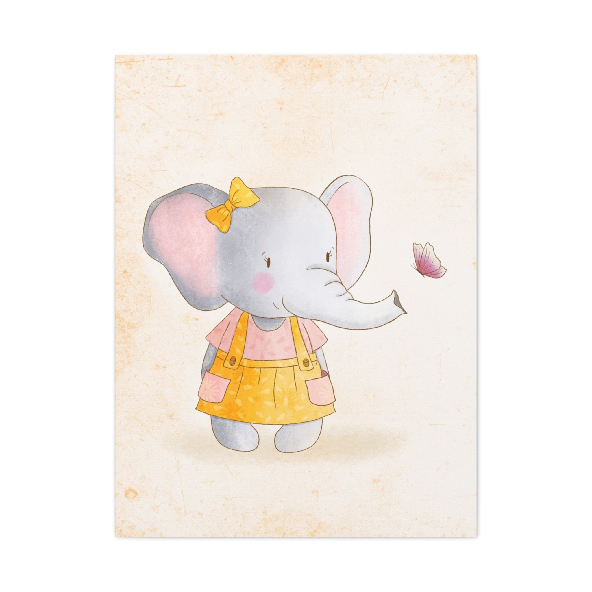 canvas-wall-art-cute-elephant-nursery-decor-baby-elephant-print-nursery-art-cute-elephant-decoration-baby-nursery-cute-animal