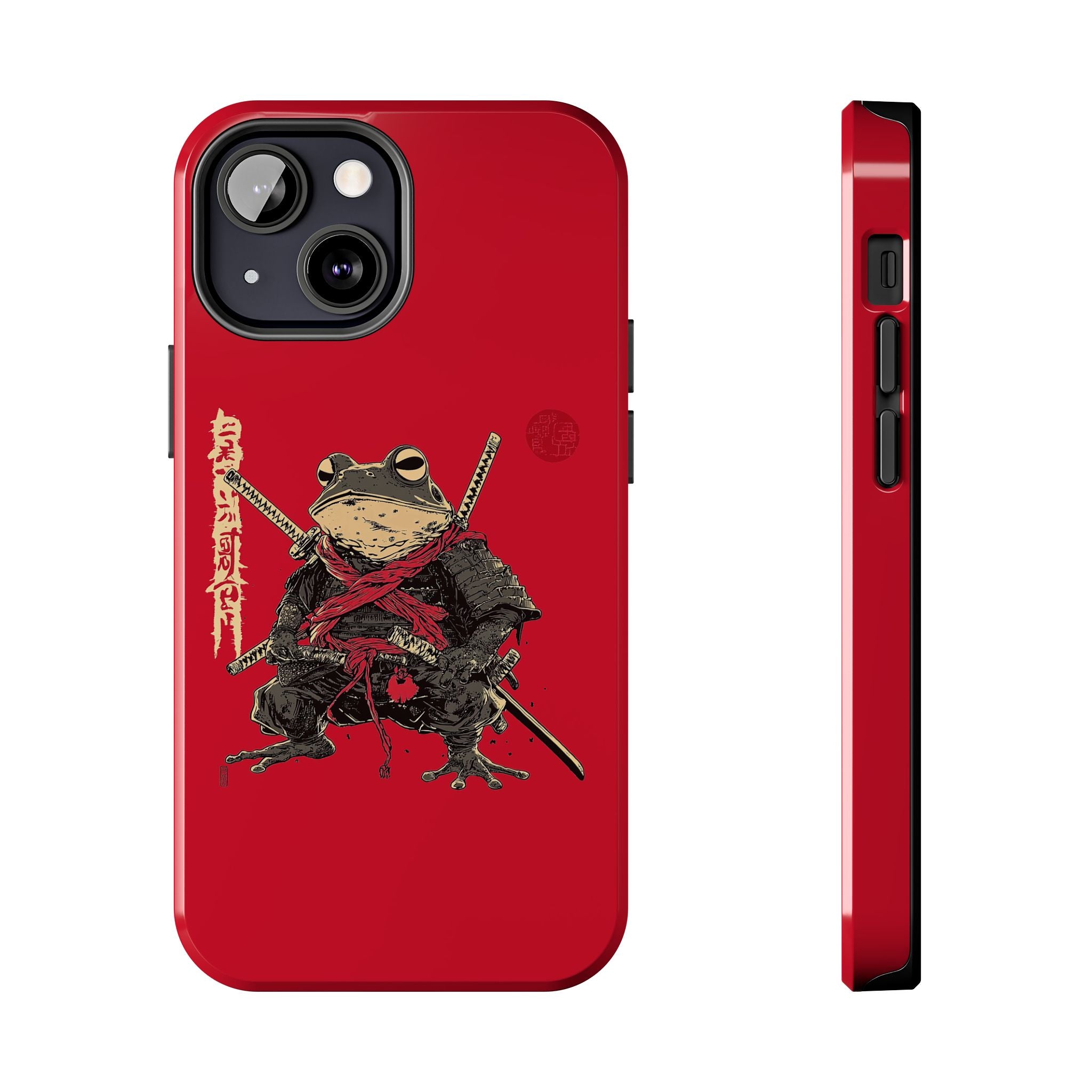 retro-vintage-ninja-frog-iphone-tough-case-red-sun-japanese-samurai-frog-design-stylish-tough-protector-red-iphone-case