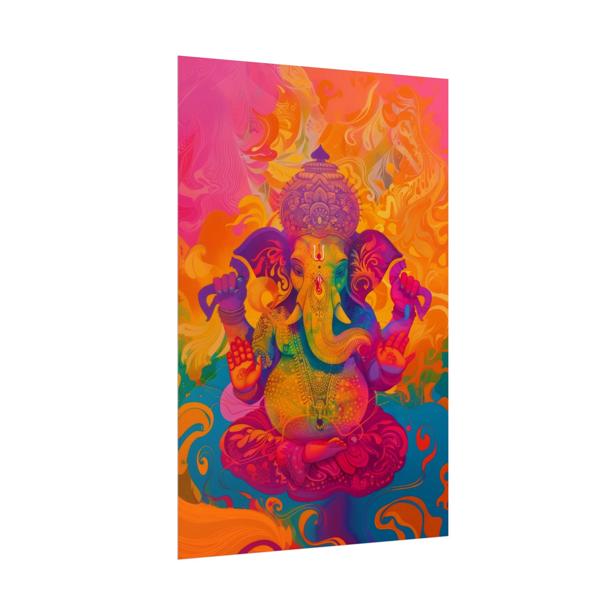 colorful-ganesha-poster-print-wall-art-decor-spiritual-home-decor-lord-ganesha-art-hindu-god-wall-decor-ethnic-wall-hanging
