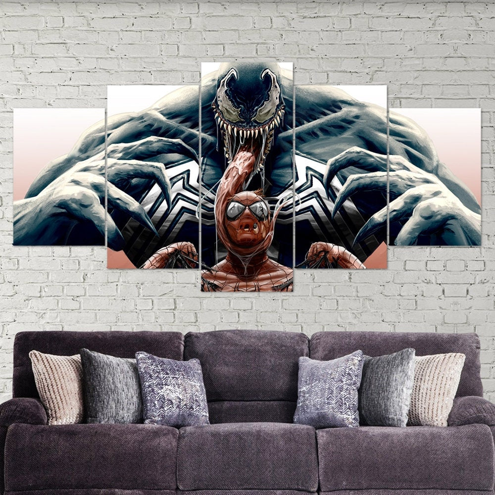 venom-5-piece-wall-art-venom-poster-venom-movie-venom-wall-art-venom-printable-venom-art-venom-wall-decor-venom-gift-venom-5-