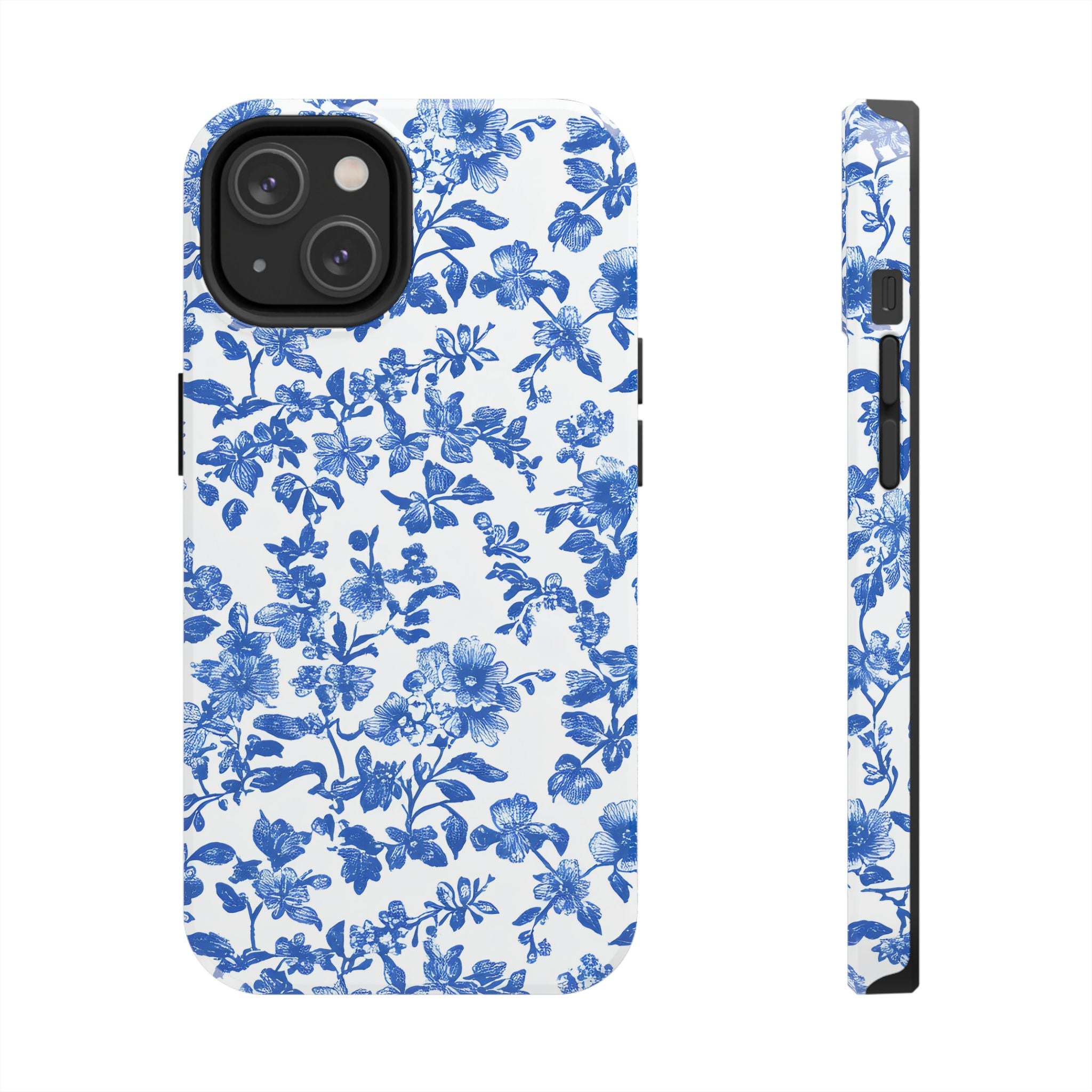 french-toile-floral-tough-iphone-case-blue-iphone-cover-protective-iphone-case-hard-shell-iphone-case-vintage-design-phone-ca