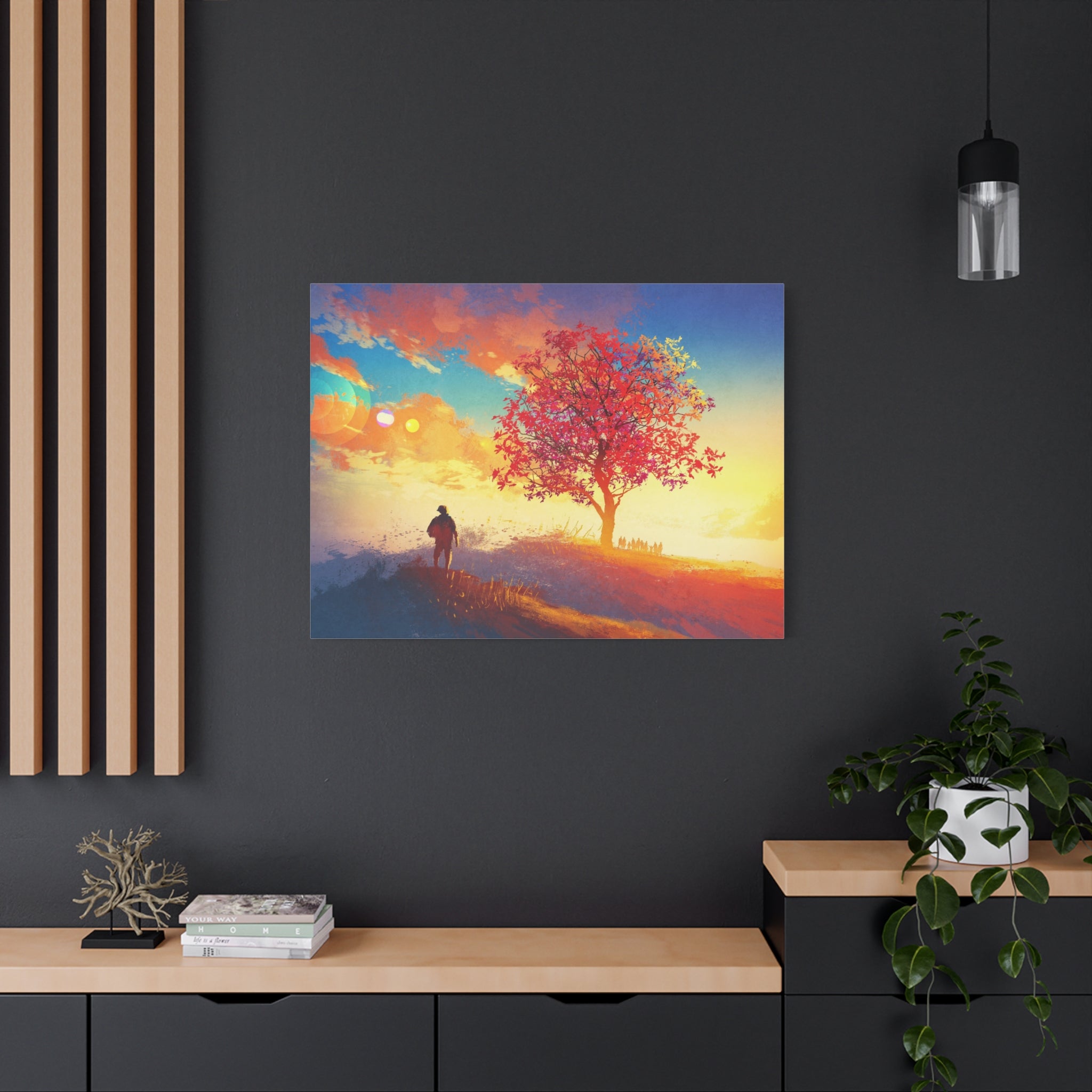 fall-canvas-wall-art-fall-sunset-tree-print-stretched-matte-canvas-home-decor-autumn-decor-gift-for-nature-lovers