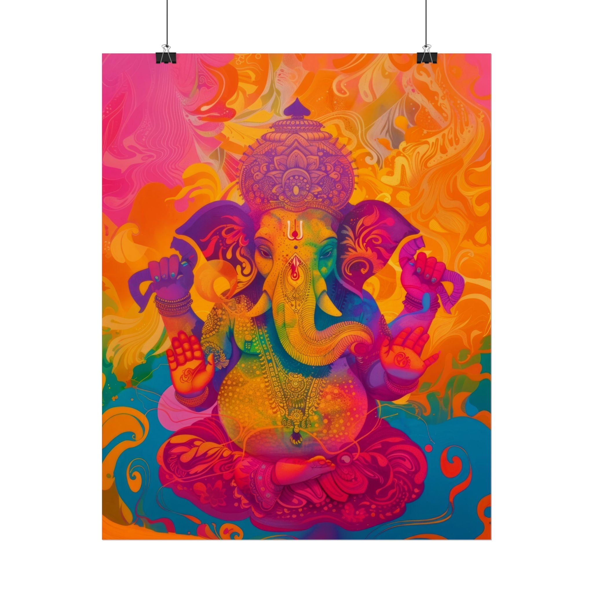 colorful-ganesha-poster-print-wall-art-decor-spiritual-home-decor-lord-ganesha-art-hindu-god-wall-decor-ethnic-wall-hanging