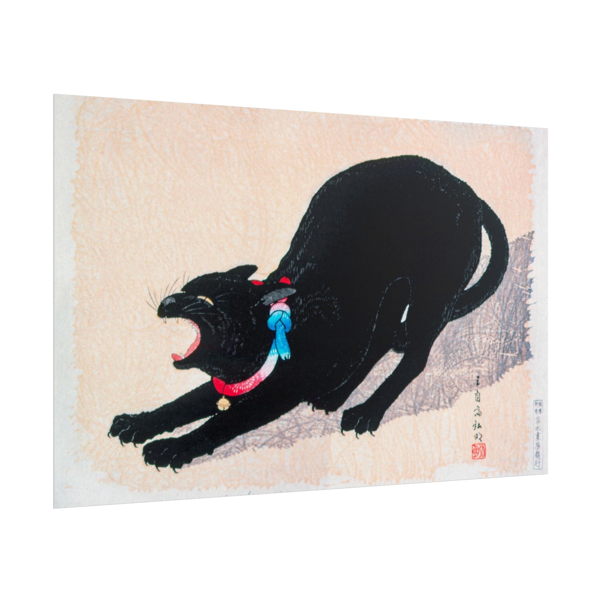 black-cat-hissing-by-hiroaki-takahashi-poster-print-classic-japanese-wall-art-living-room-decor-japandi-art-home-wall-decor