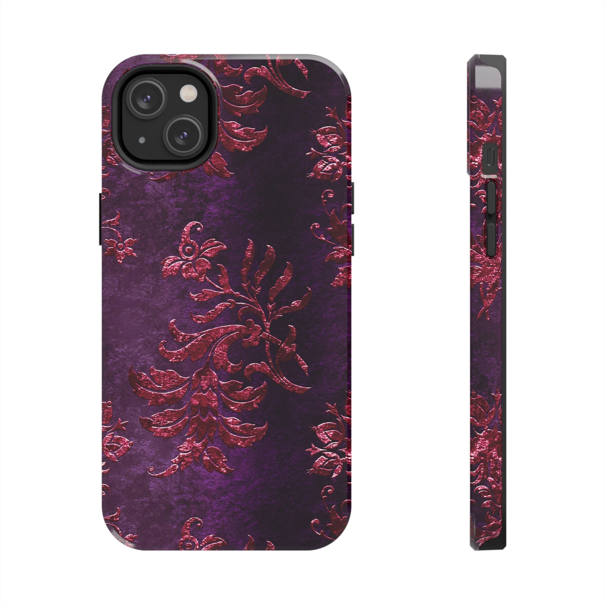 embossed-burgundy-velvet-tough-iphone-case-protective-iphone-cover-heavy-duty-iphone-case-rugged-phone-case-durable-smartphon