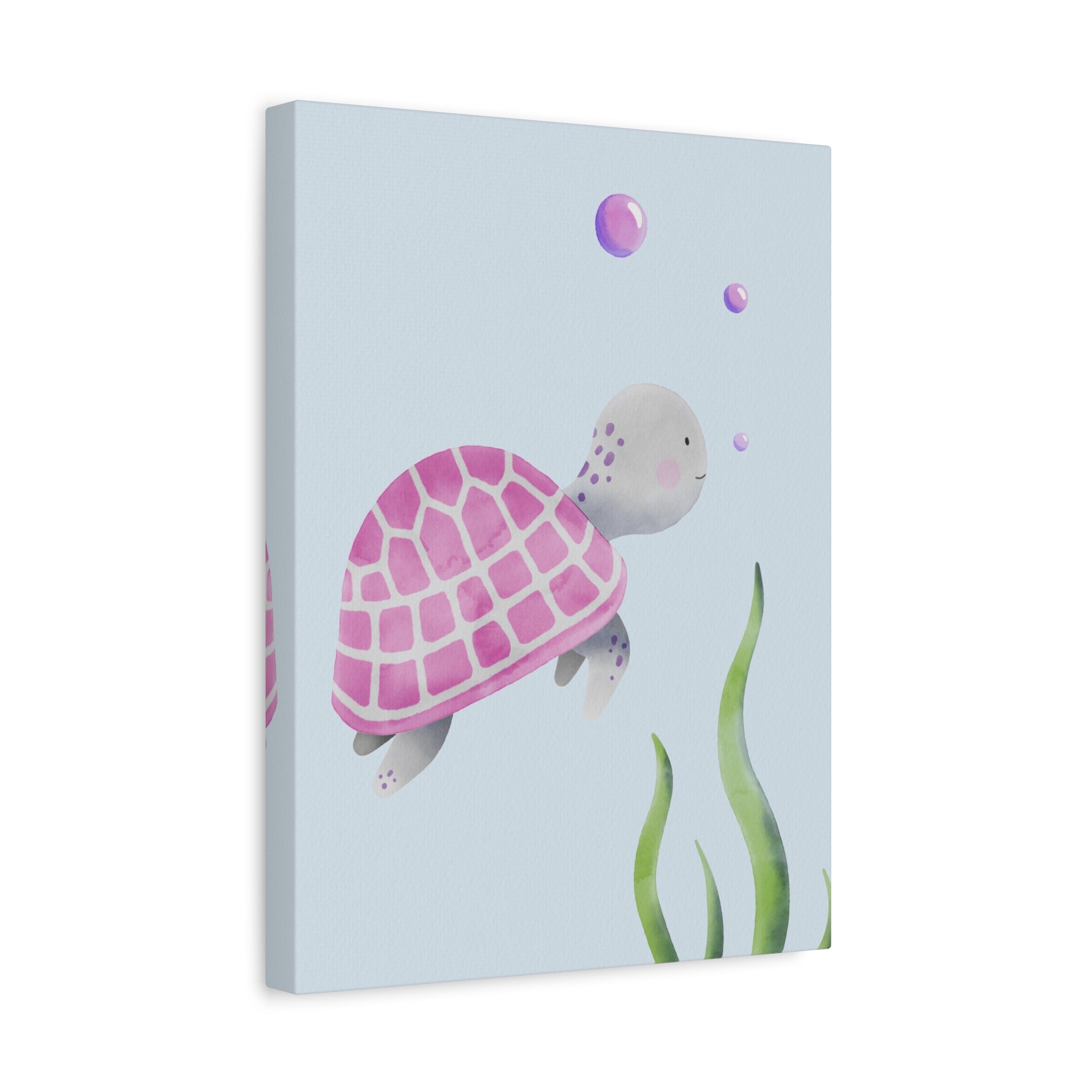 canvas-wall-art-cute-sea-turtle-nursery-decor-baby-sea-turtle-print-nursery-art-cute-sea-turtle-decoration-baby-nursery-cute-