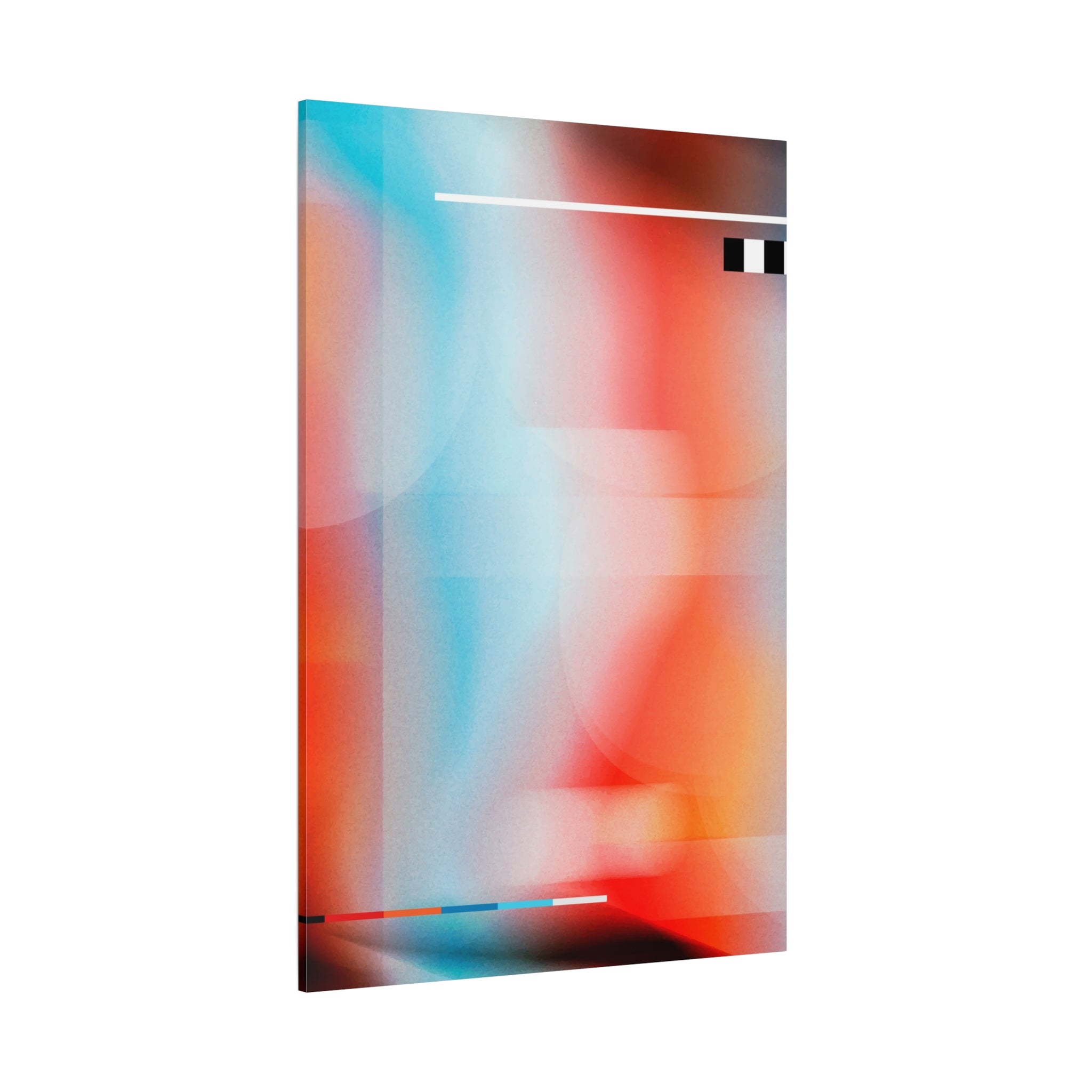 canvas-print-abstract-orange-retro-colorful-home-decor-wall-art-stretched-matte-canvas-living-room-decor-unique-gift-idea