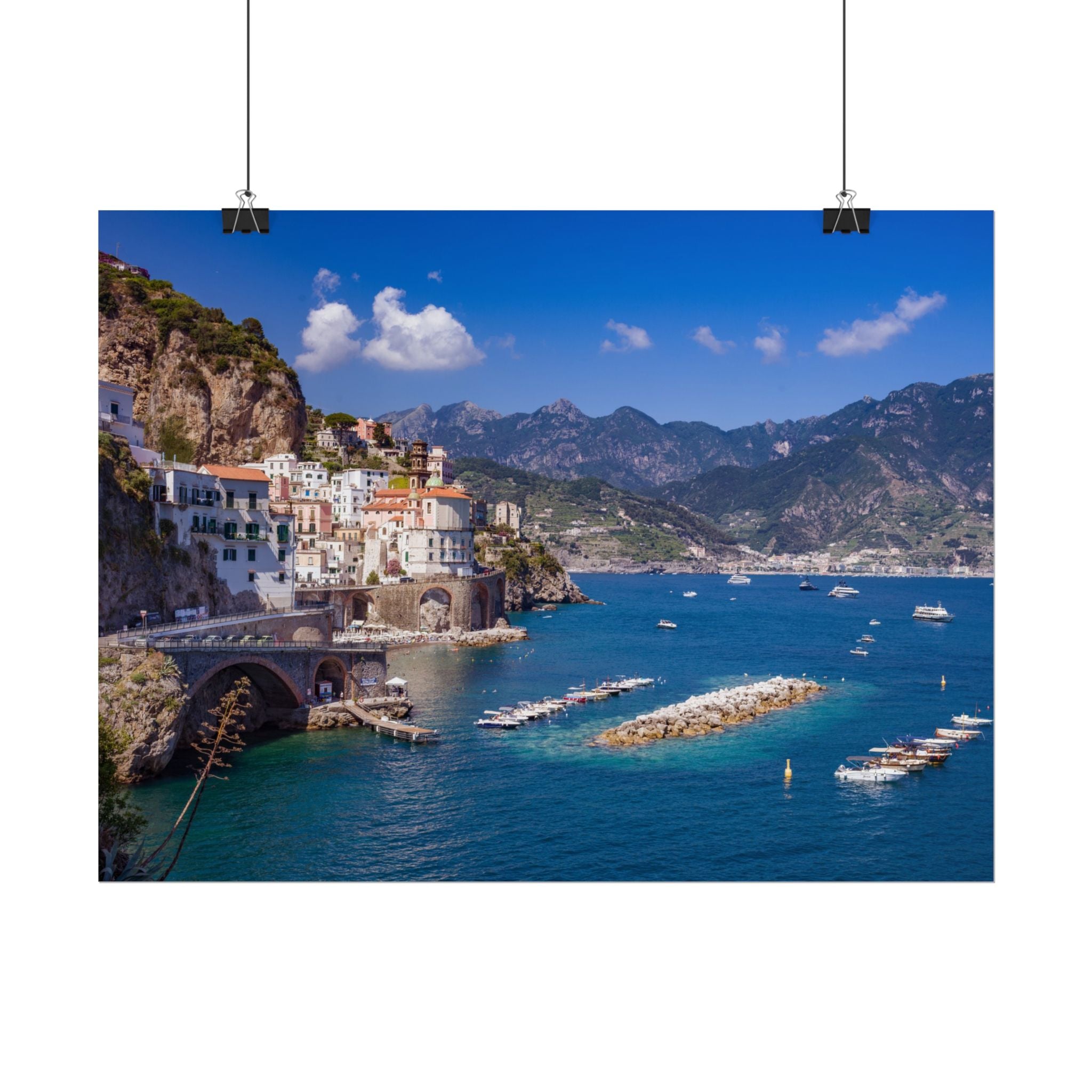 italy-amalfi-coast-poster-print-coastal-wall-decor-coastal-wall-art-coastal-wall-hanging-beach-wall-art