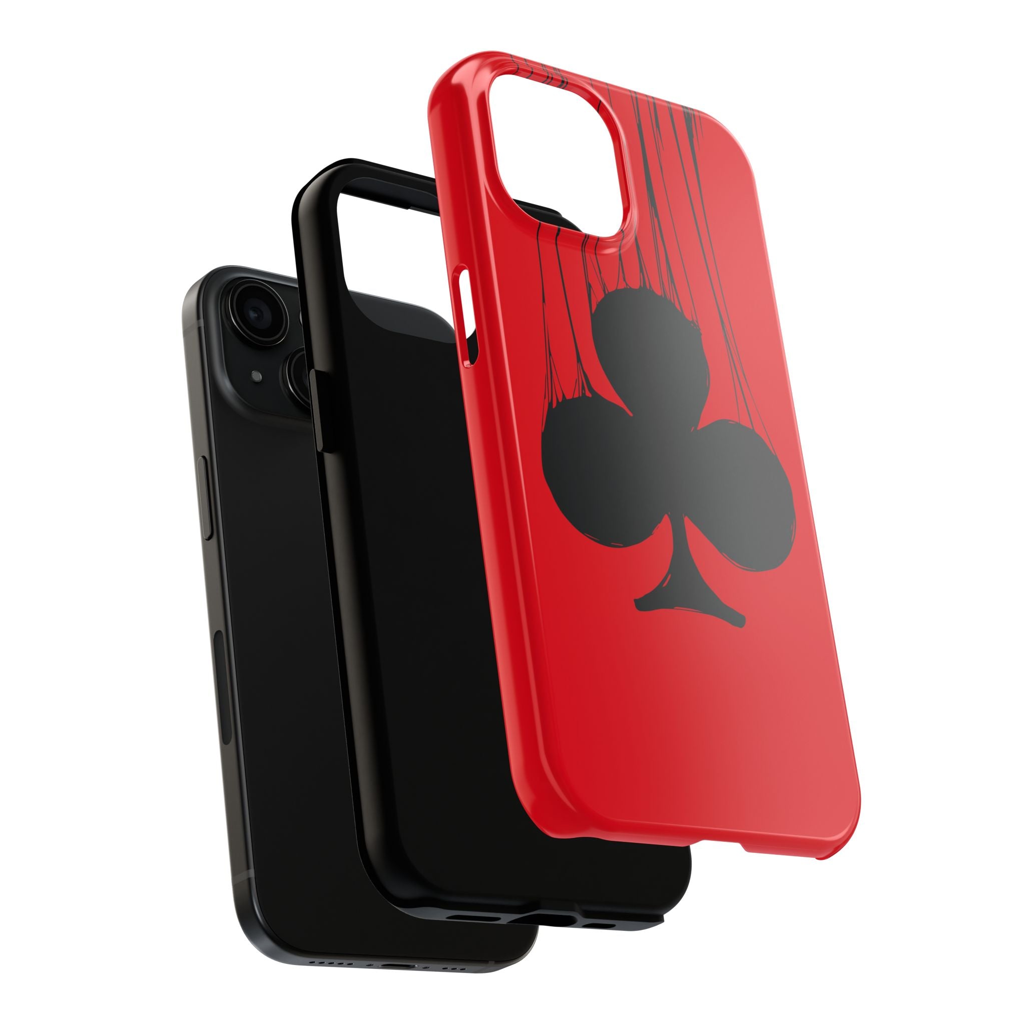 clubs-playing-cards-iphone-tough-case-protective-iphone-cover-card-game-lover-gift-gambling-theme-iphone-case-durable-card-su