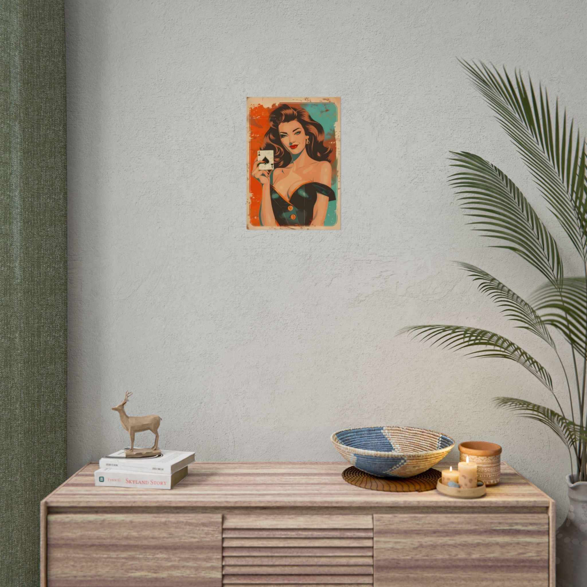 vintage-pin-up-girl-poster-print-ace-of-spades-playing-card-poster-wall-art-retro-pinup-poster-pin-up-illustration-wall-decor