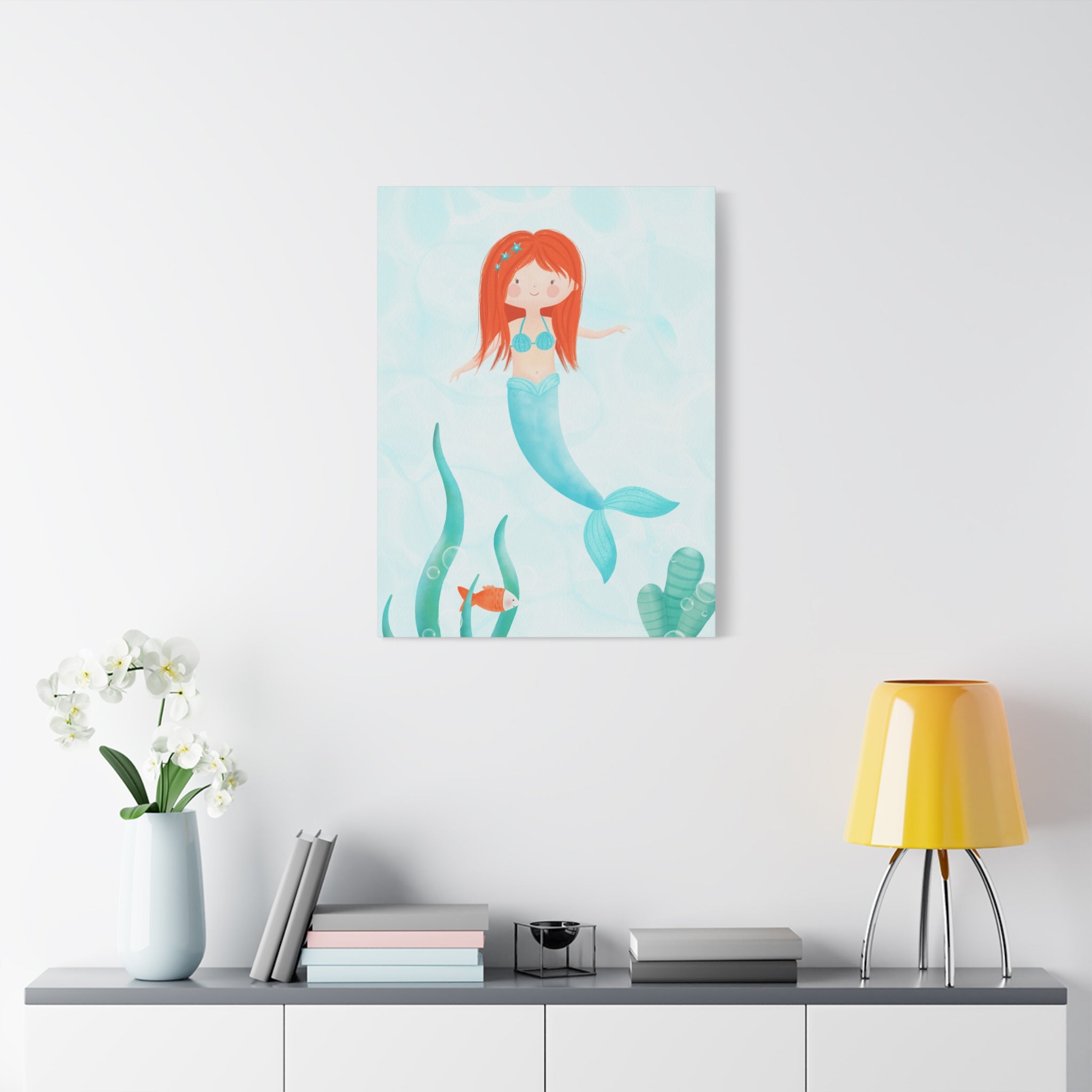 canvas-wall-art-cute-blue-mermaid-nursery-decor-blue-mermaid-print-nursery-art-cute-blue-mermaid-decoration-baby-nursery-merm
