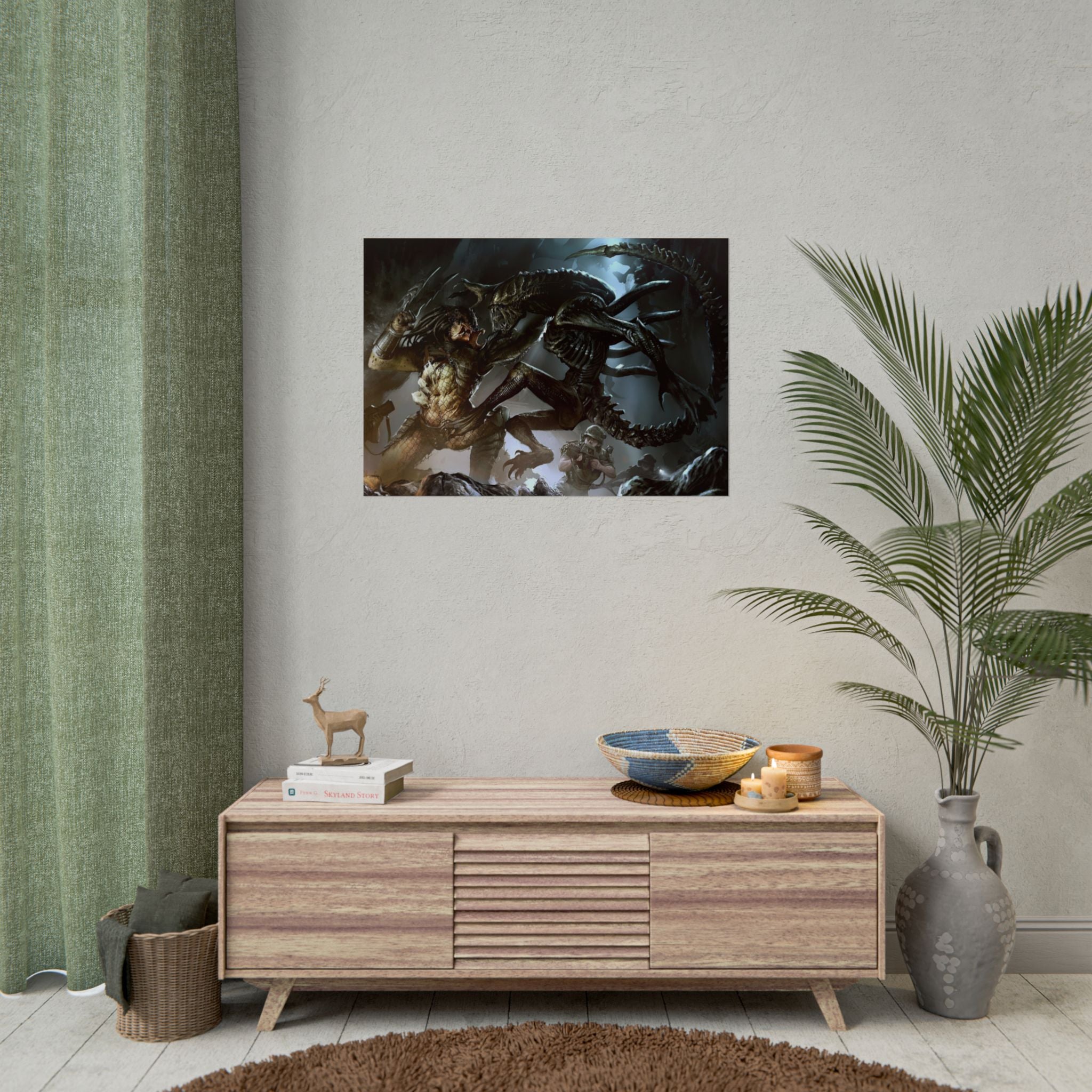 predator-alien-poster-print-xenomorph-si-fi-home-decor-movie-poster-pretador-fantasy-art