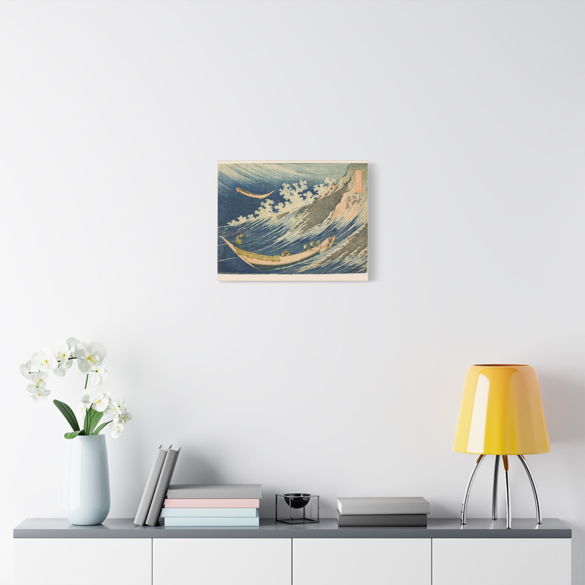canvas-print-katsushika-hokusai-art-fishing-boats-at-choshi-in-shimosa-japanese-art-decor-japanese-wall-art-traditional-japan
