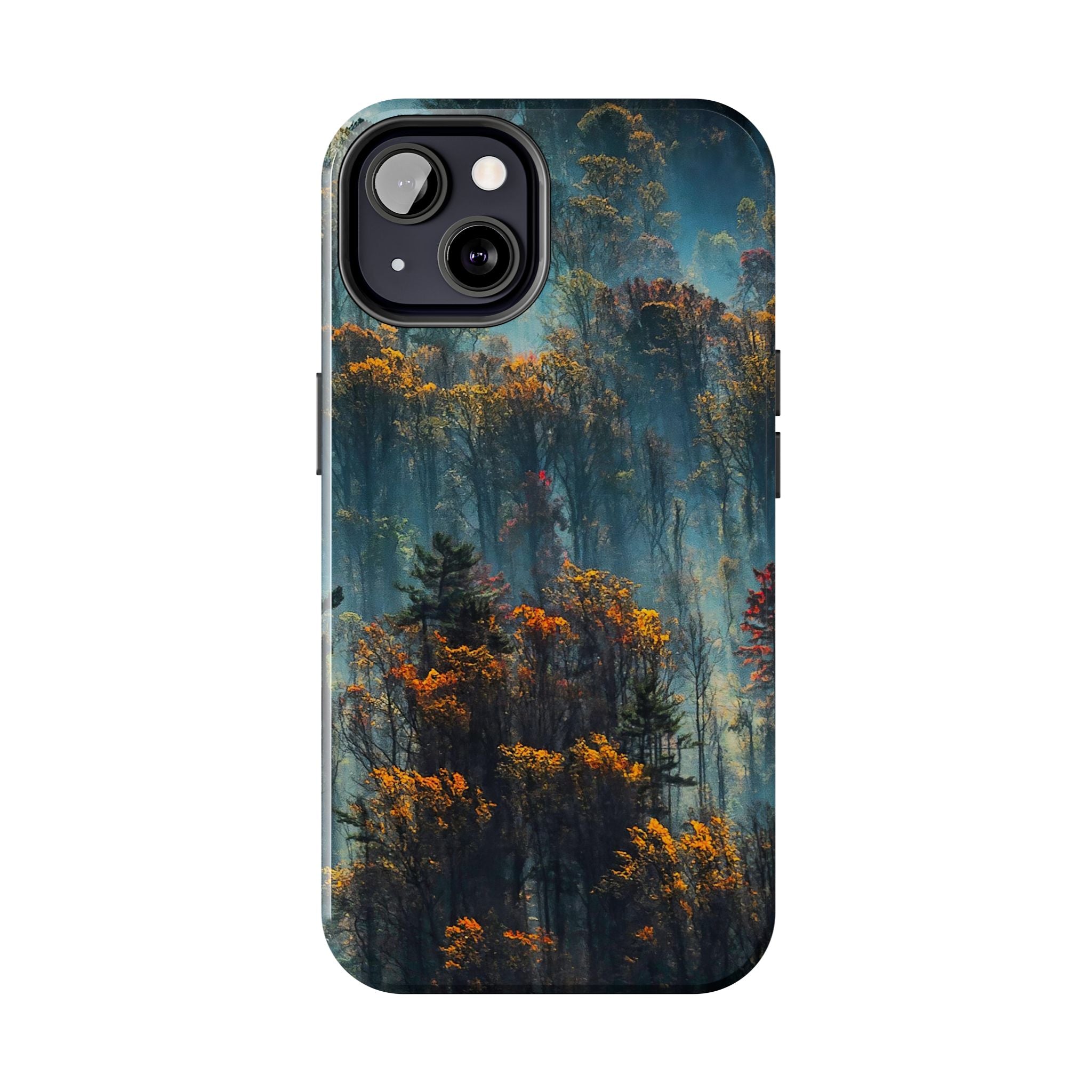 iphone-tough-case-misty-forrest-foggy-fall-iphone-covers-protective-smartphone-cover-nature-lover-gift-adventure-accessory