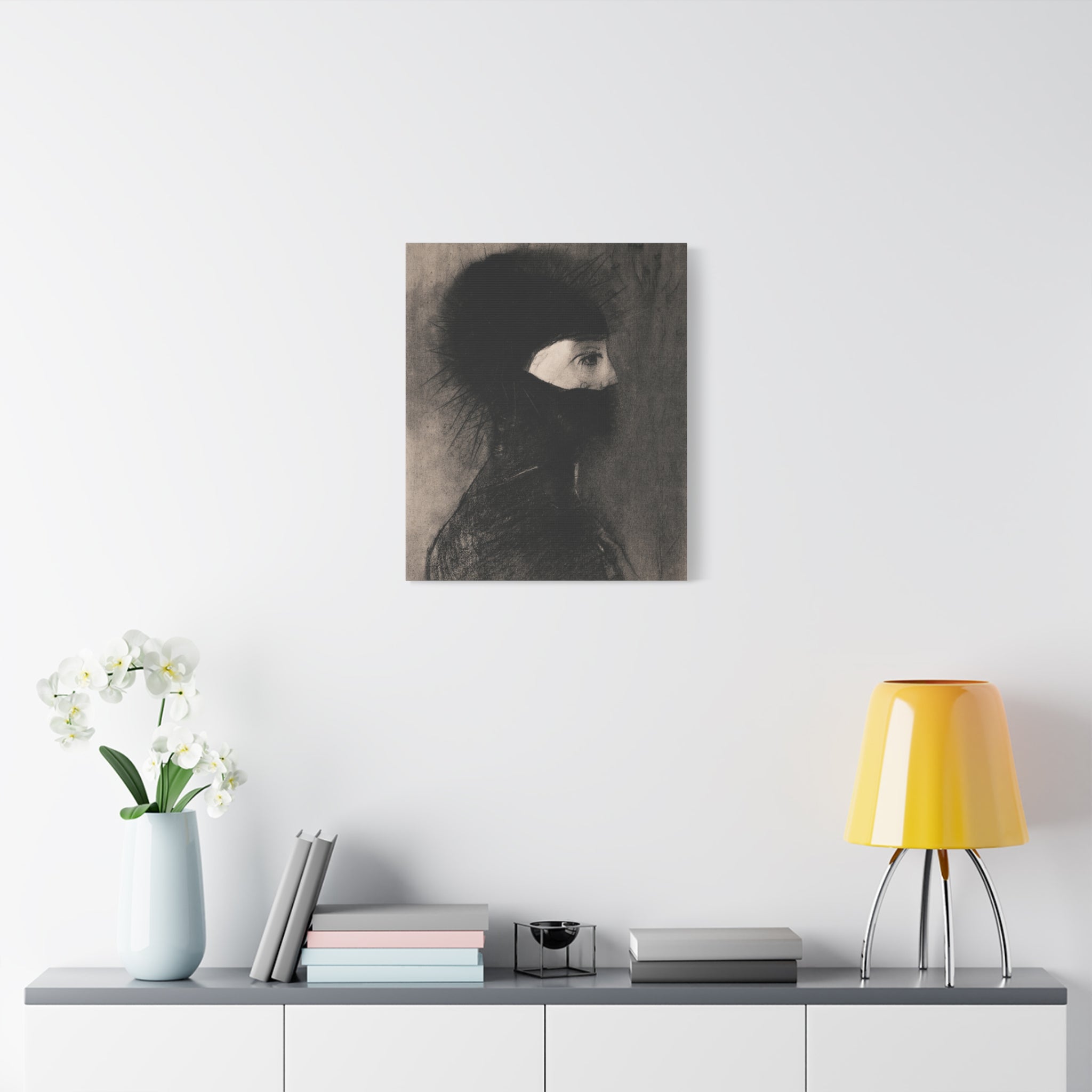 canvas-wall-art-armor-by-odilon-redon-vintage-woman-illustration-post-impressionism-art-wall-decor-matte-canvas-stretched