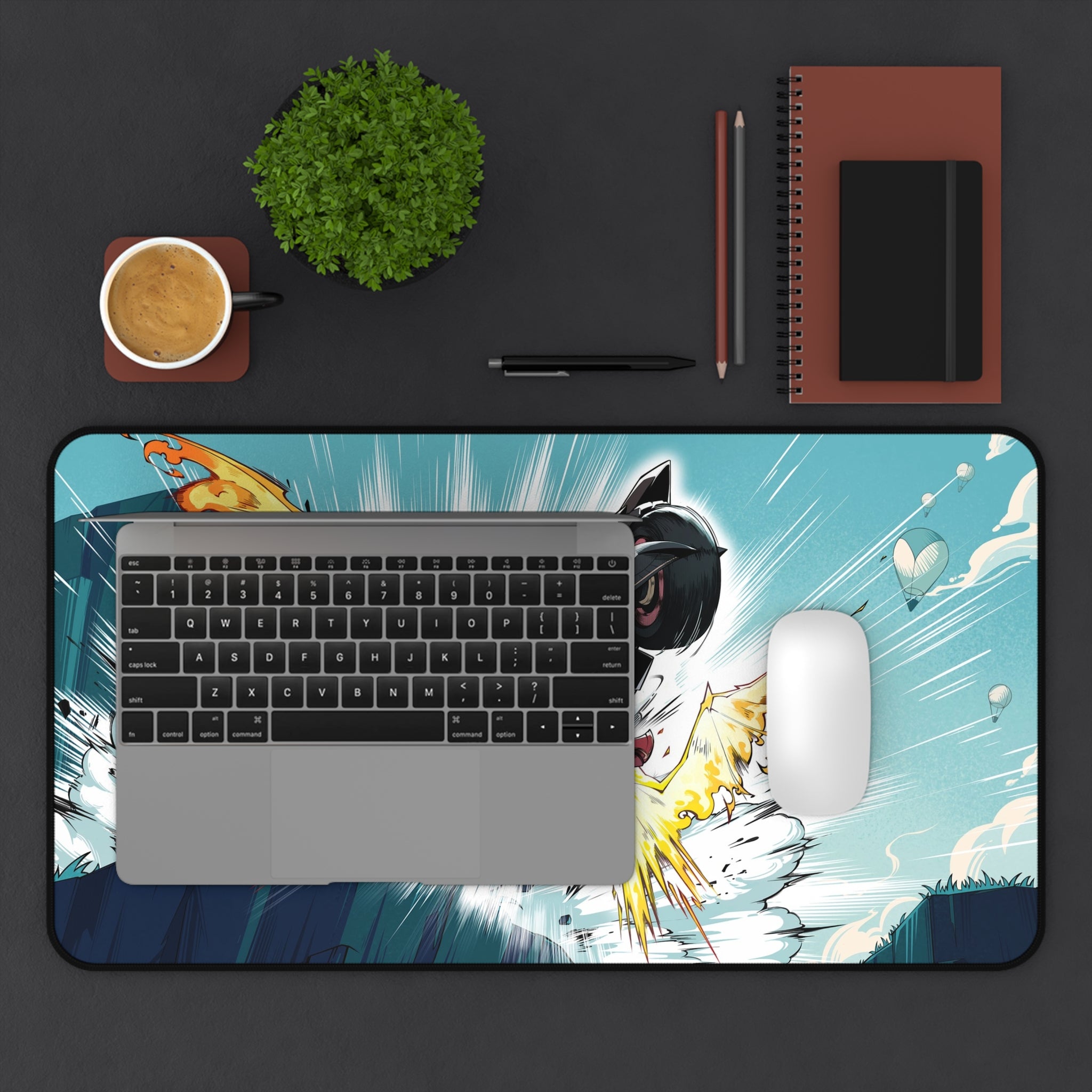 Genshin Impact Mavuika Mousepad - Desk Mat - XL Anime Gaming Pad - Waifu Extended Desk Pad - Genshin