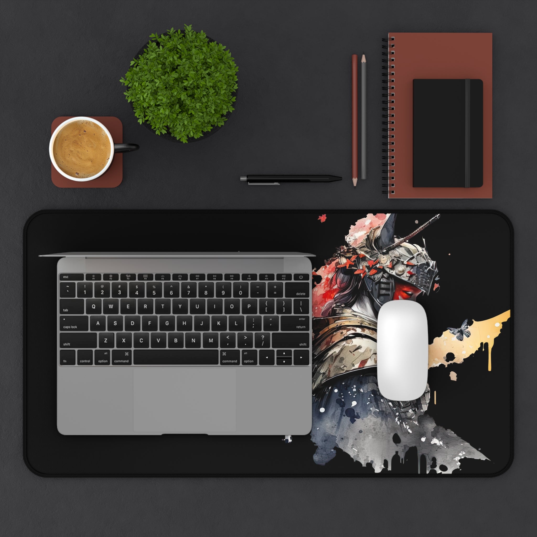 japanese-samurai-watercolor-mousepad-yellow-desk-mat-desk-pad-for-home-office-large-gaming-work-desk-large-keyboard-mat-gift-