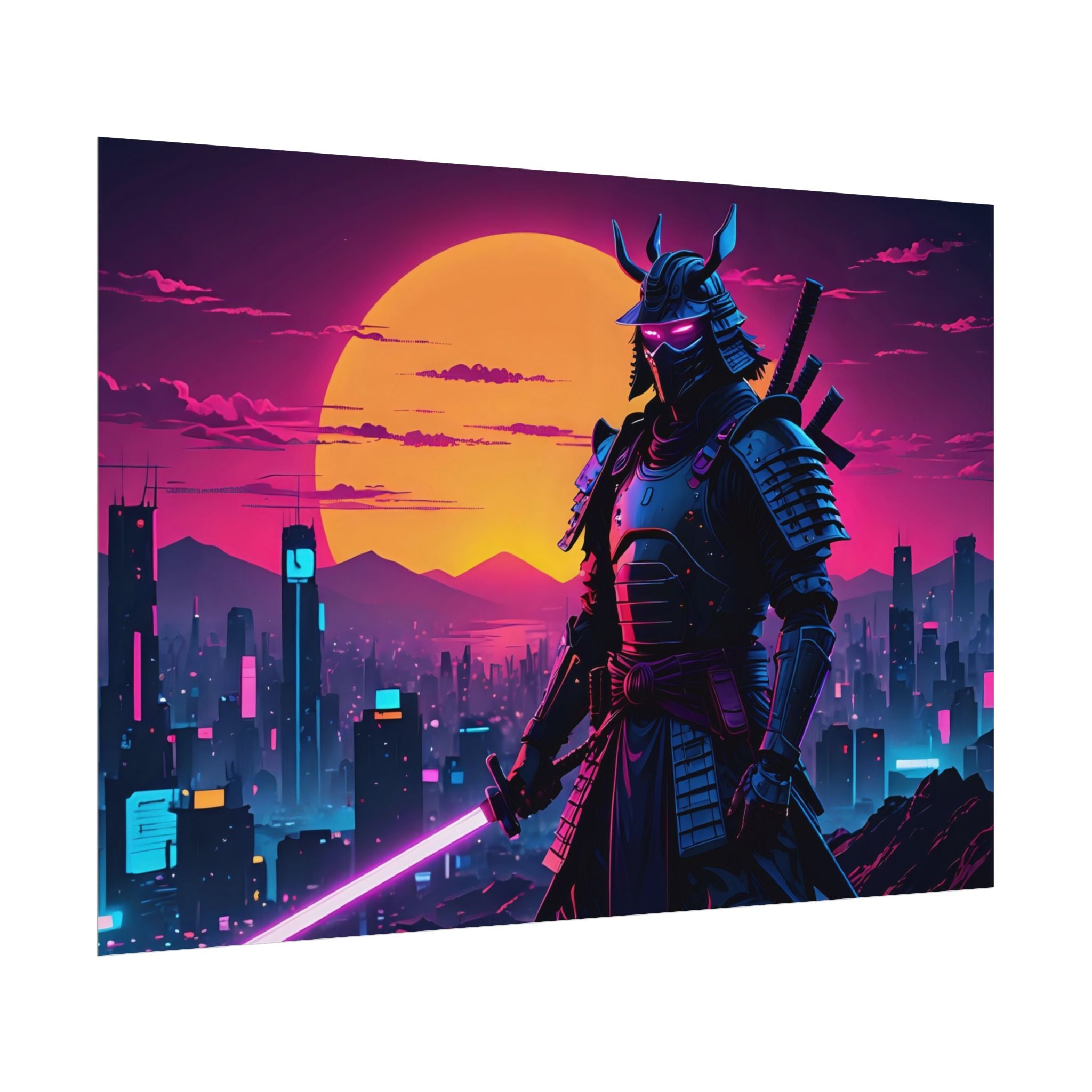 samurai-retrowave-poster-print-synthawave-wall-art-poster-gift-for-anime-fans-home-decor-japanese-art-retro-aesthetic-lightsa