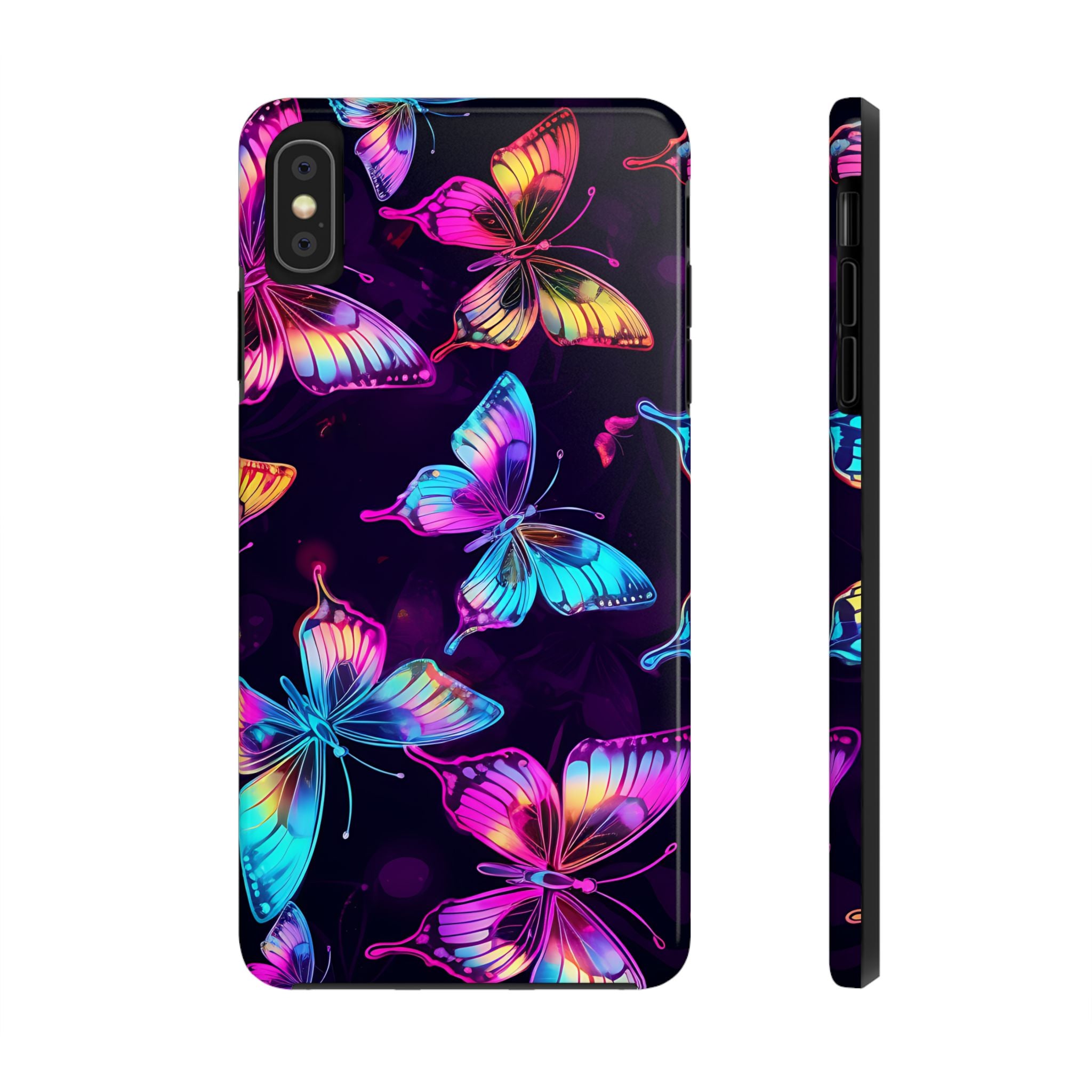 neon-glitter-butterfly-tough-phone-case-iphone-cover-protective-phone-case-sparkly-cellphone-case-glittery-phone-cover-tough-