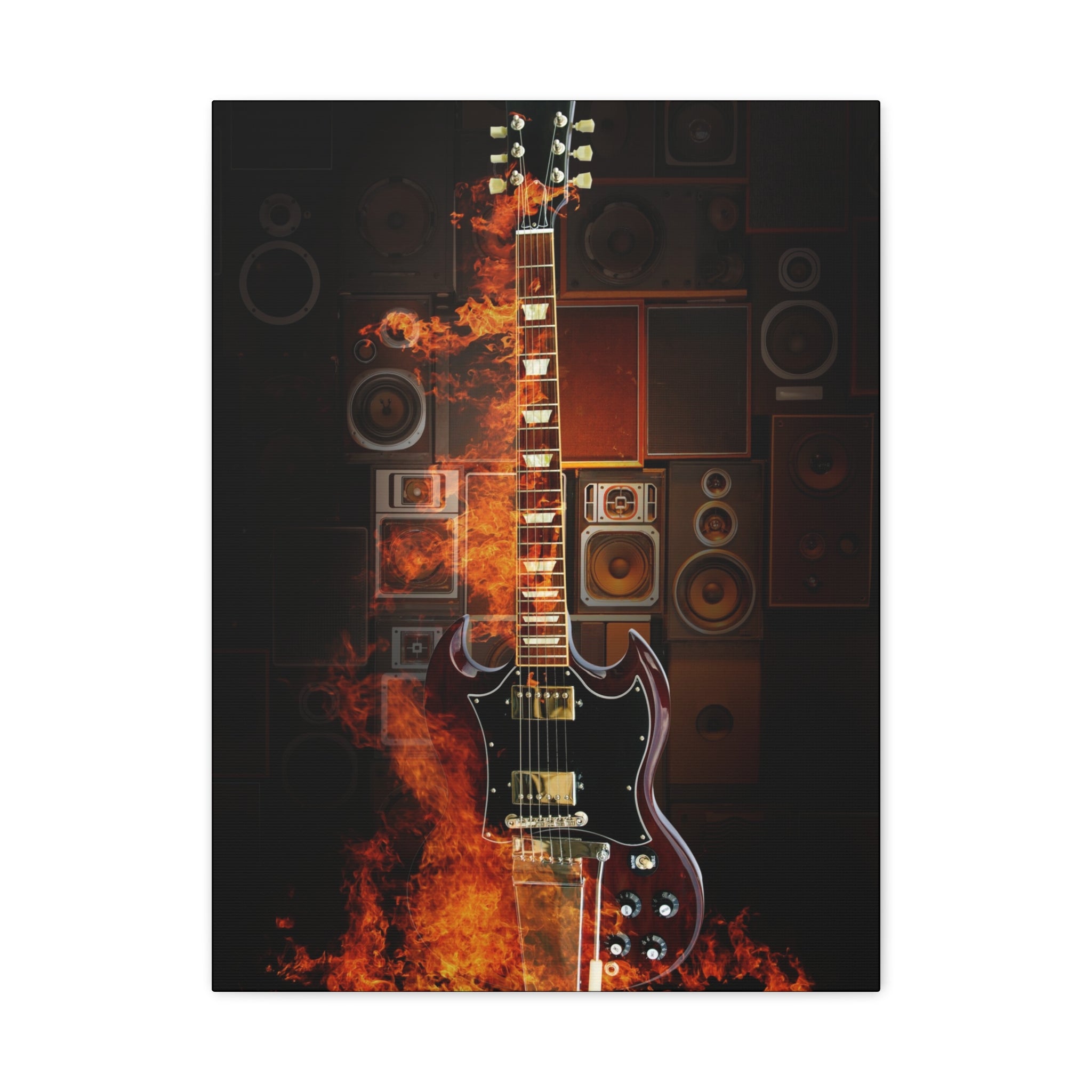 canvas-print-rock-n-roll-guitar-in-fire-home-wall-decor-music-art-gift-matte-stretched-wall-art-musicians-gift-guitarist-deco