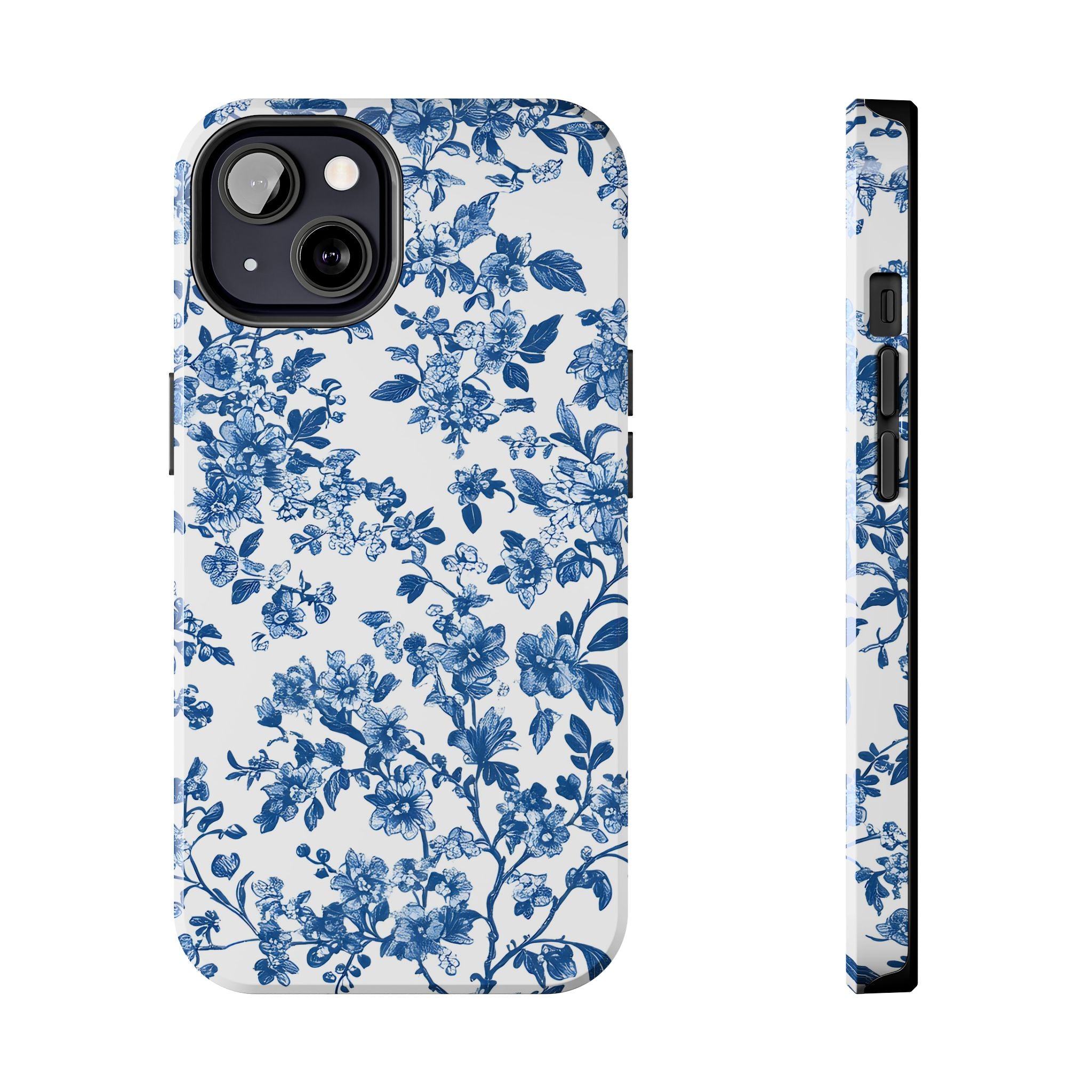 french-toile-floral-tough-iphone-case-blue-iphone-cover-protective-iphone-case-hard-shell-iphone-case-vintage-design-phone-ca