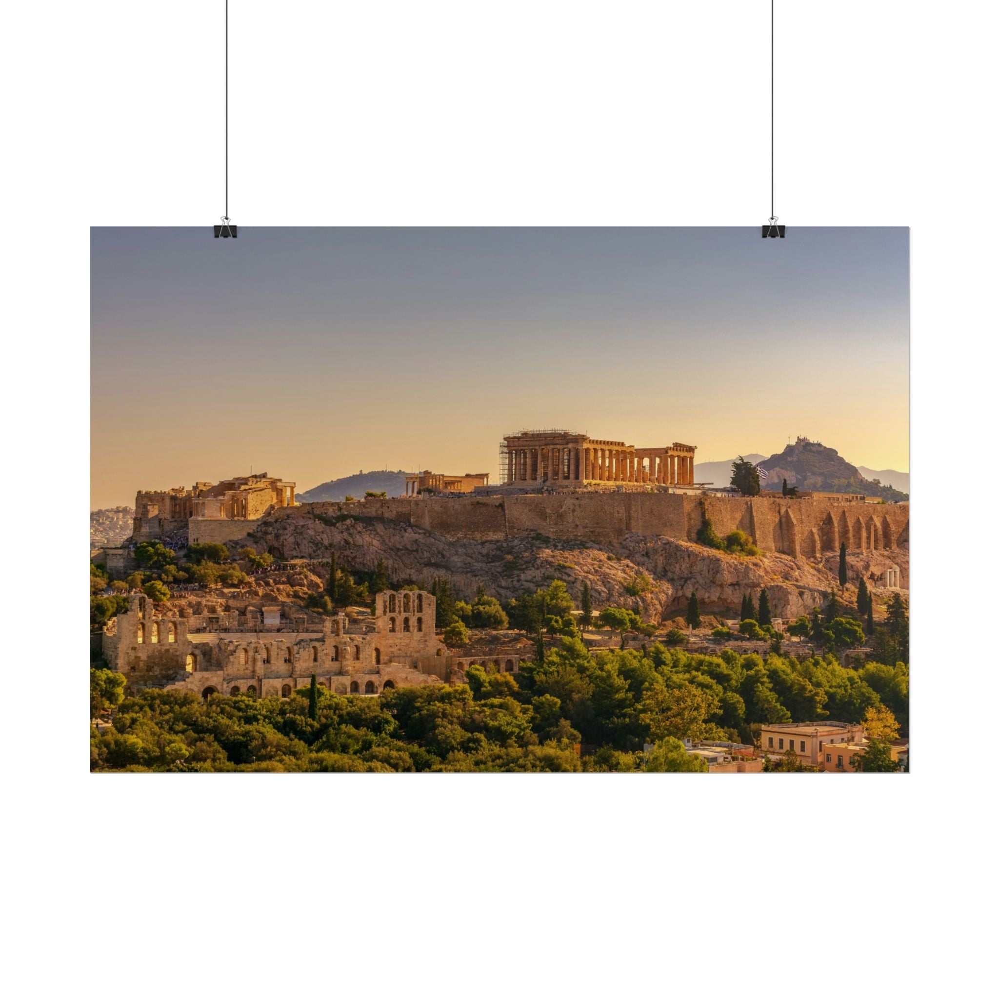 acropolis-panoramic-fine-art-poster-print-greek-wall-art-athens-greece-home-decor-travel-lover-gift-landscape