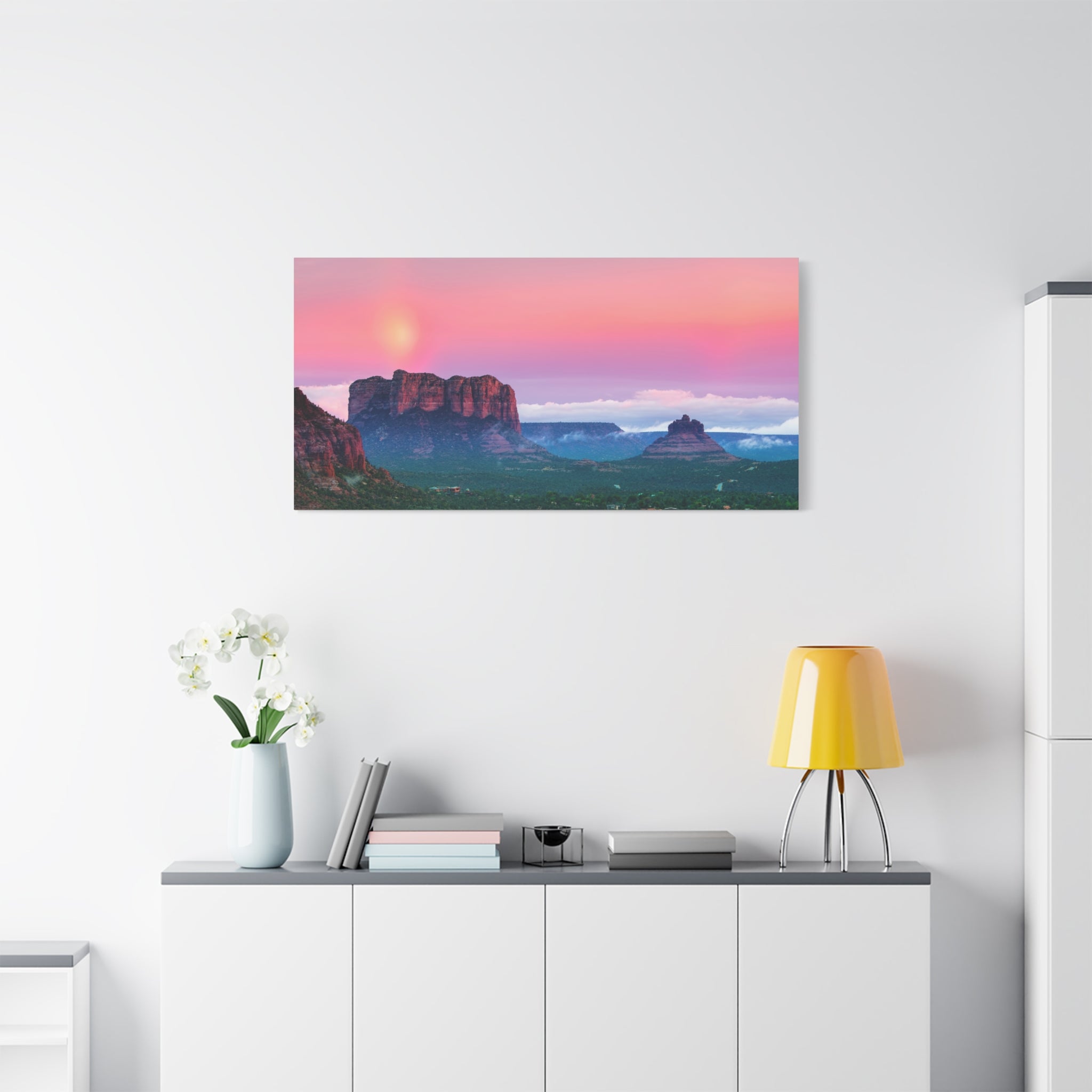 canvas-print-arizona-mountain-sunset-scenery-wall-art-decor-nature-canvas-print-stretched-matte-canvas-home-decor-gift-mounta