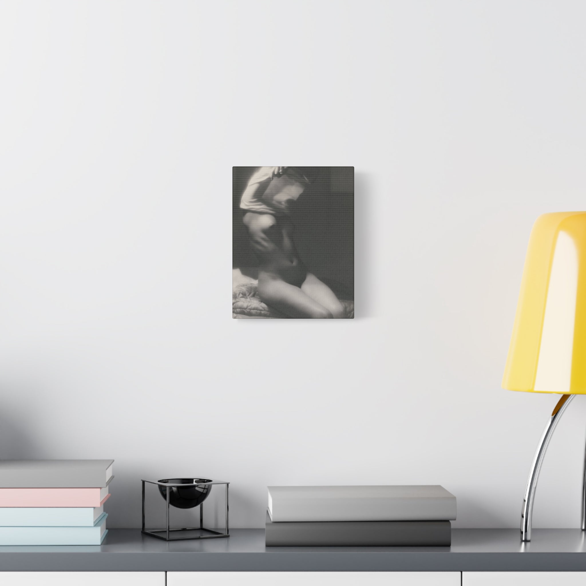 canvas-print-vor-dem-schlafen-gehen-by-michael-heumuller-black-and-white-photography-nude-art-wall-decor-stretched-canvas-art